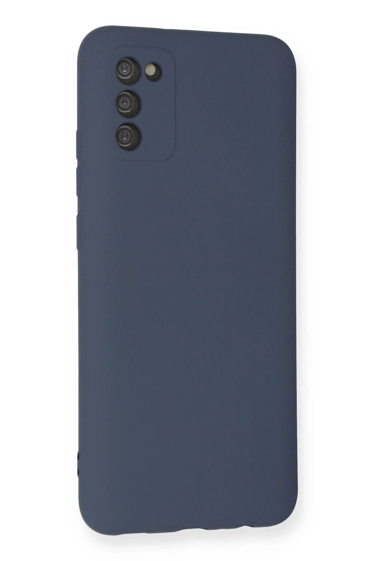 Newface Samsung Galaxy A03S Kılıf Nano içi Kadife Silikon - Gri