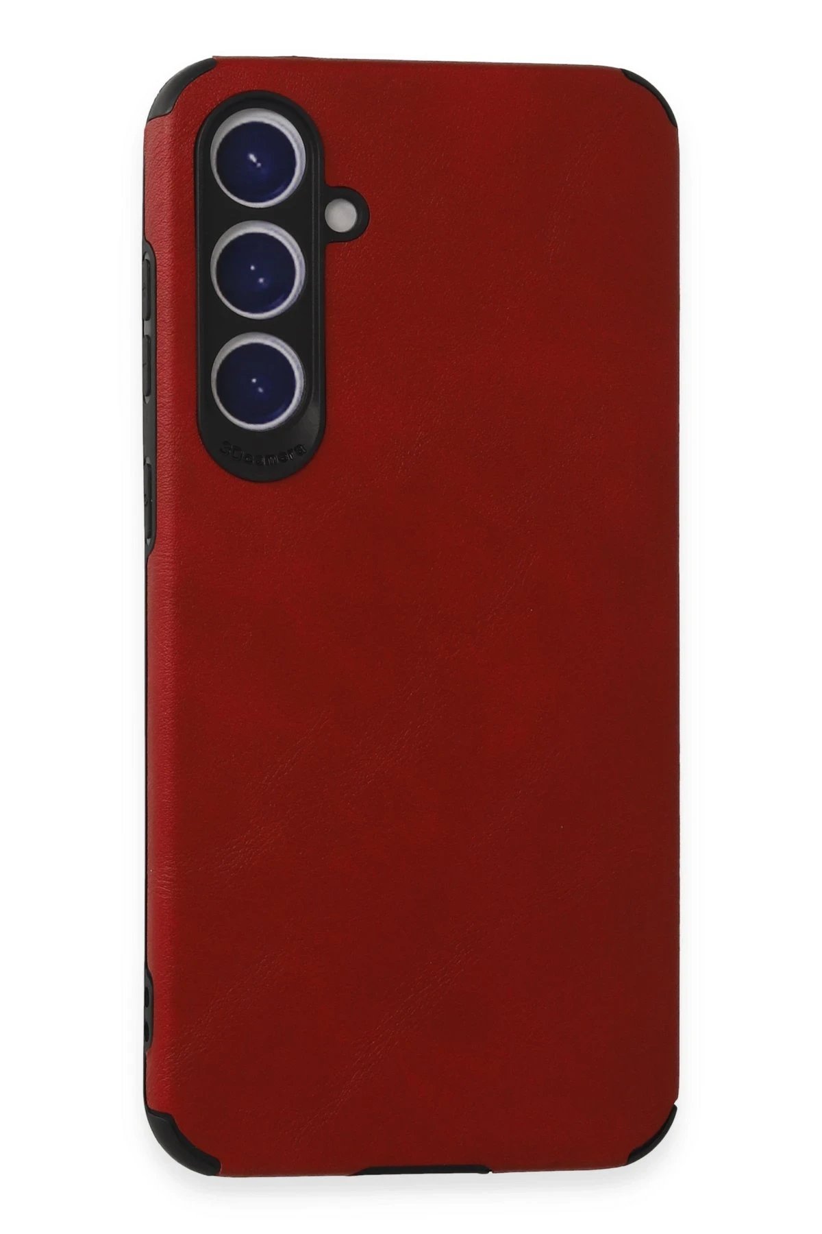 Newface Samsung Galaxy S23 FE Kılıf Loop Deri Silikon - Kırmızı