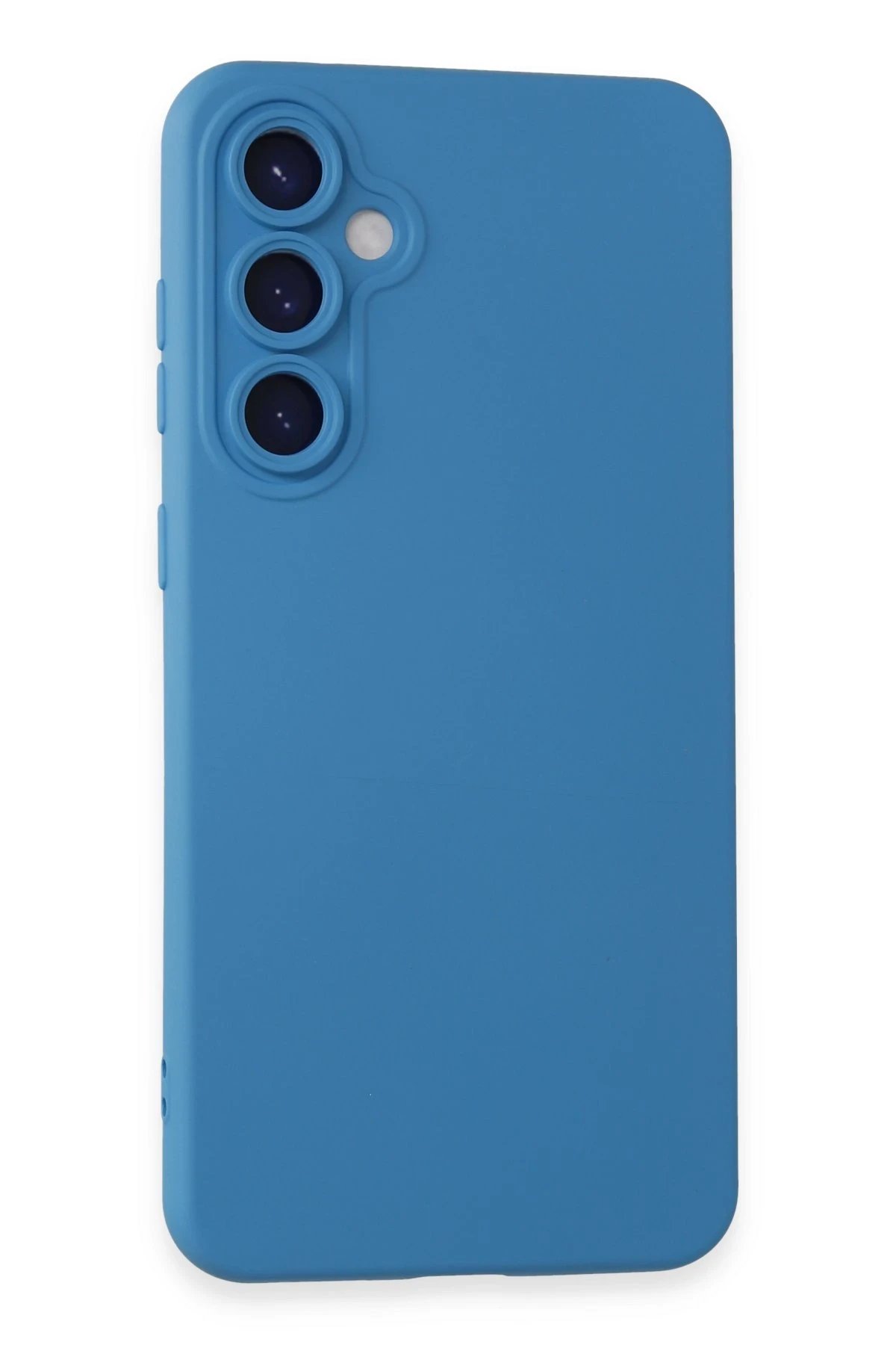 Newface Samsung Galaxy S23 FE Kılıf Nano içi Kadife Silikon - Mavi