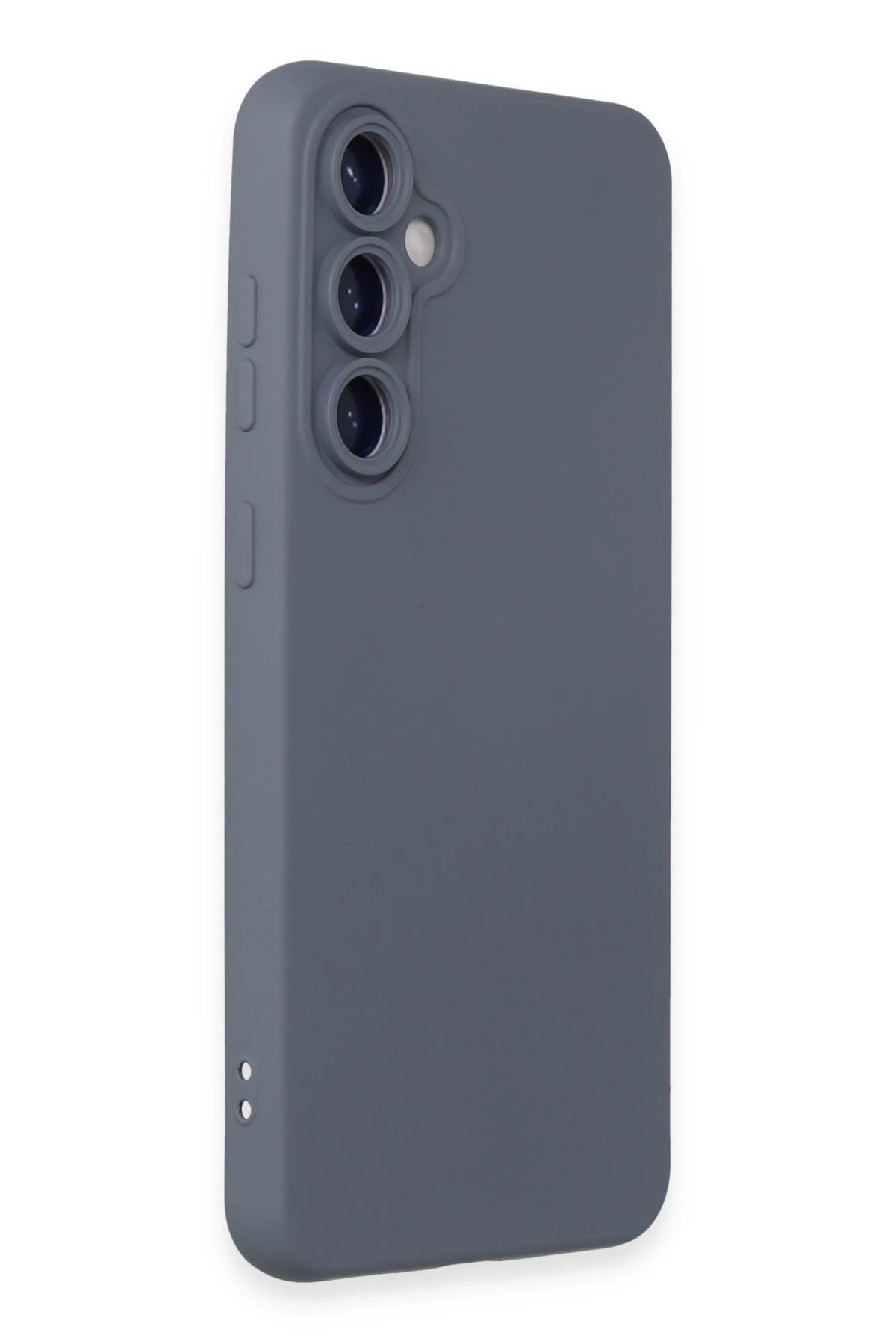 Newface Samsung Galaxy S23 FE Kılıf Nano içi Kadife Silikon - Gri