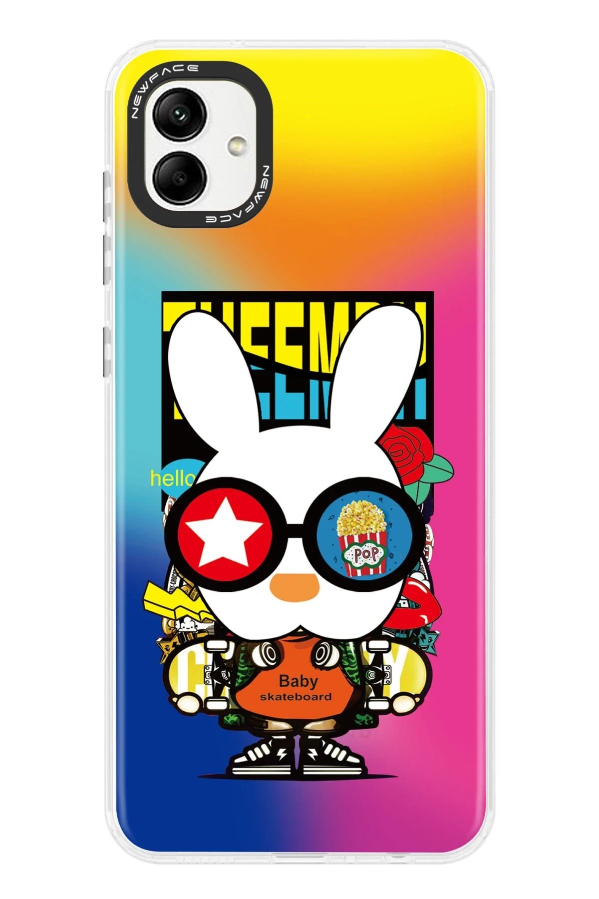 Newface Samsung Galaxy A04 Kılıf Estoril Desenli Kapak - Estoril - 10