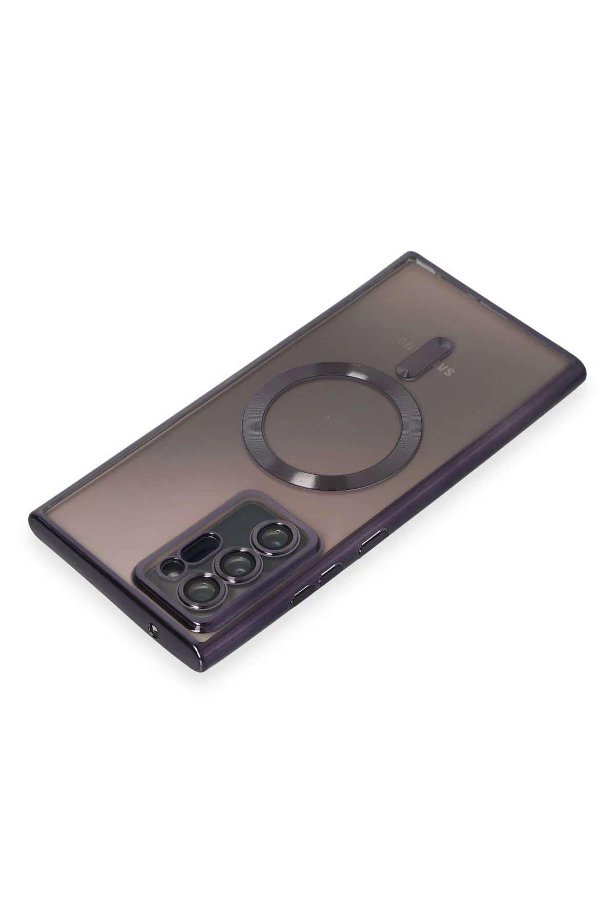 Newface Samsung Galaxy Note 20 Ultra Kılıf Kross Magneticsafe Kapak - Mor