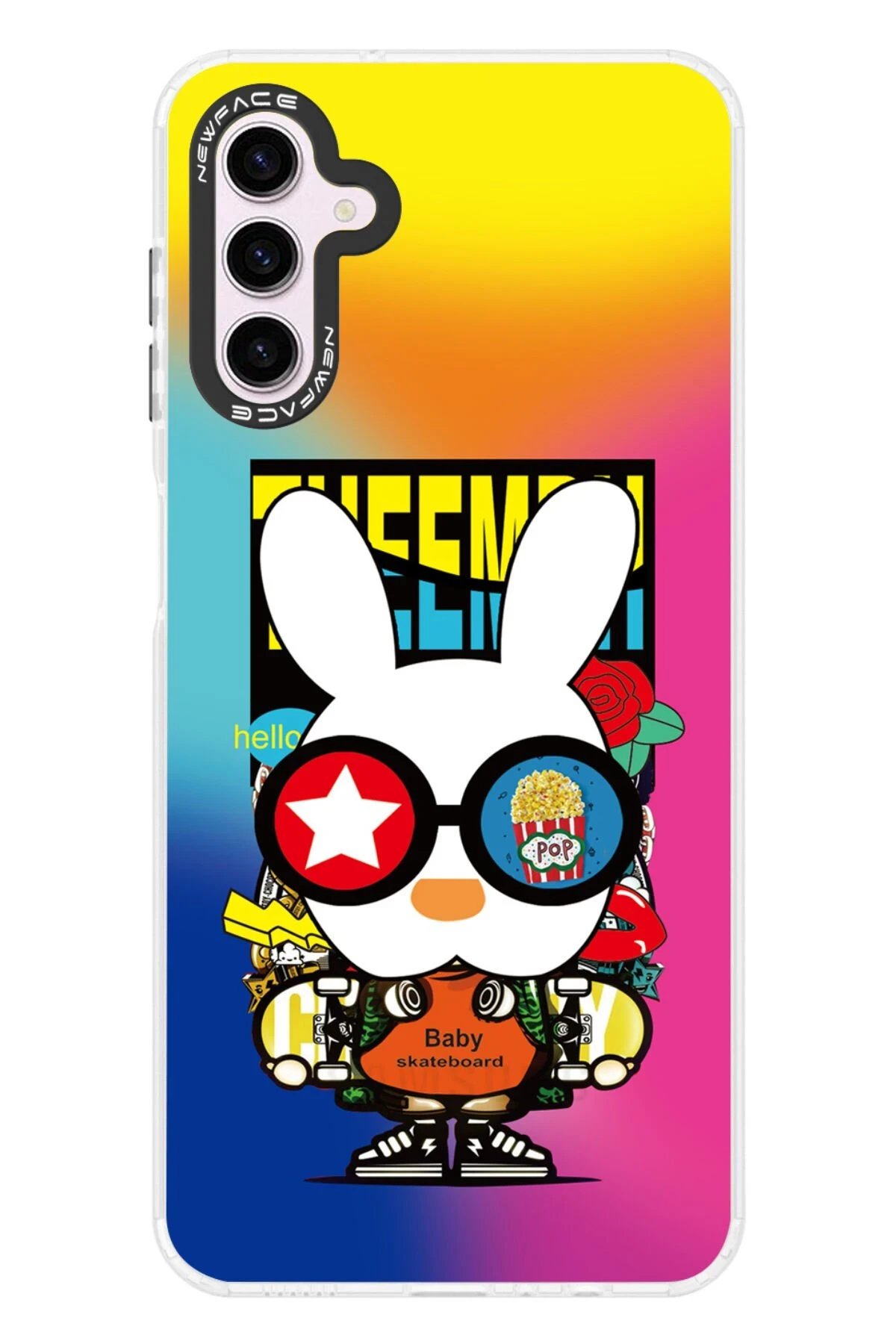 Newface Samsung Galaxy A04S Kılıf Estoril Desenli Kapak - Estoril - 10