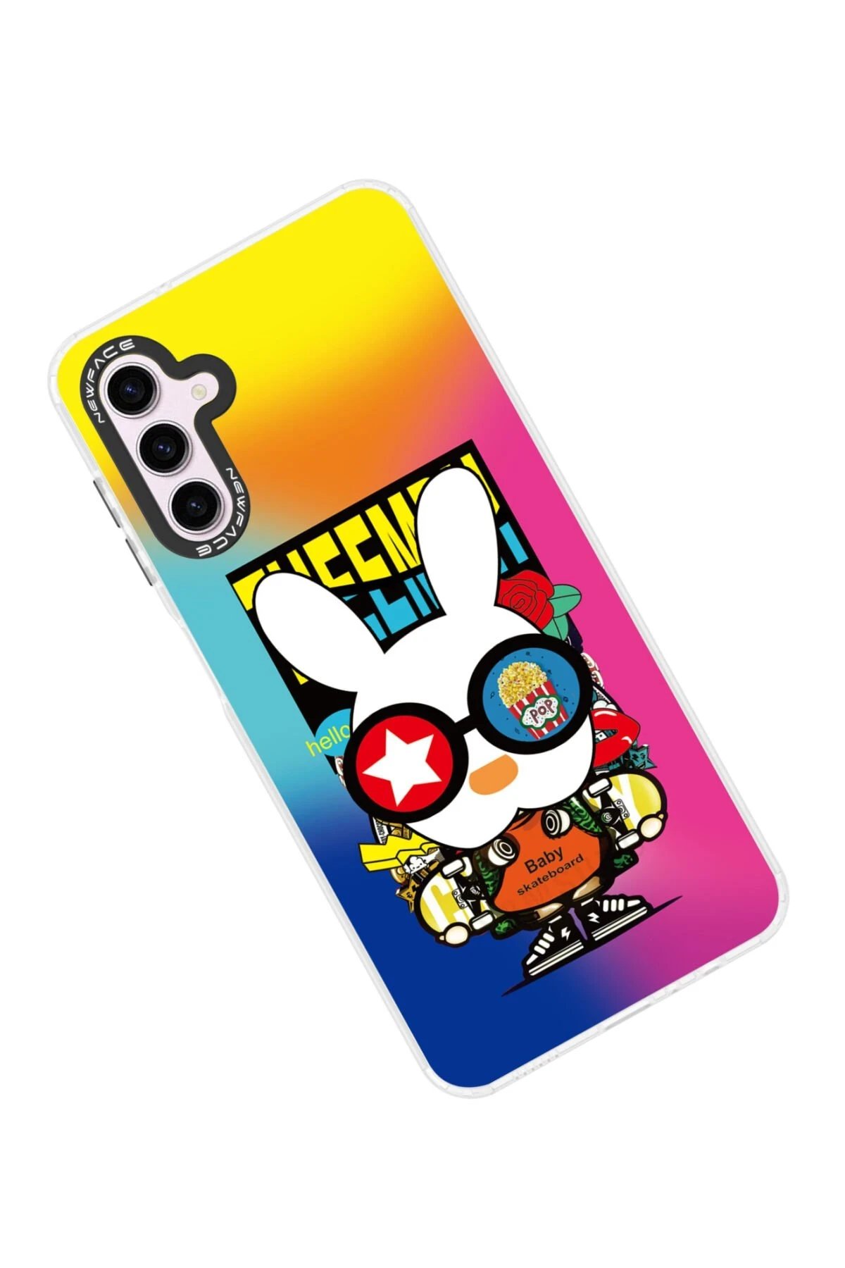 Newface Samsung Galaxy A04S Kılıf Estoril Desenli Kapak - Estoril - 10