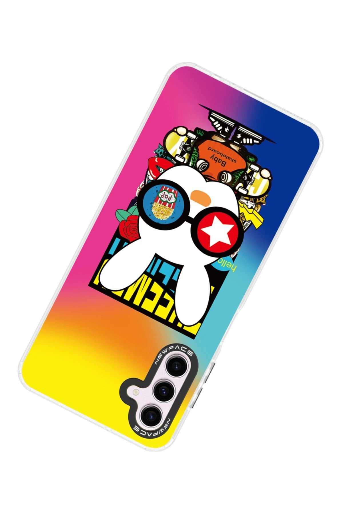 Newface Samsung Galaxy A04S Kılıf Estoril Desenli Kapak - Estoril - 10