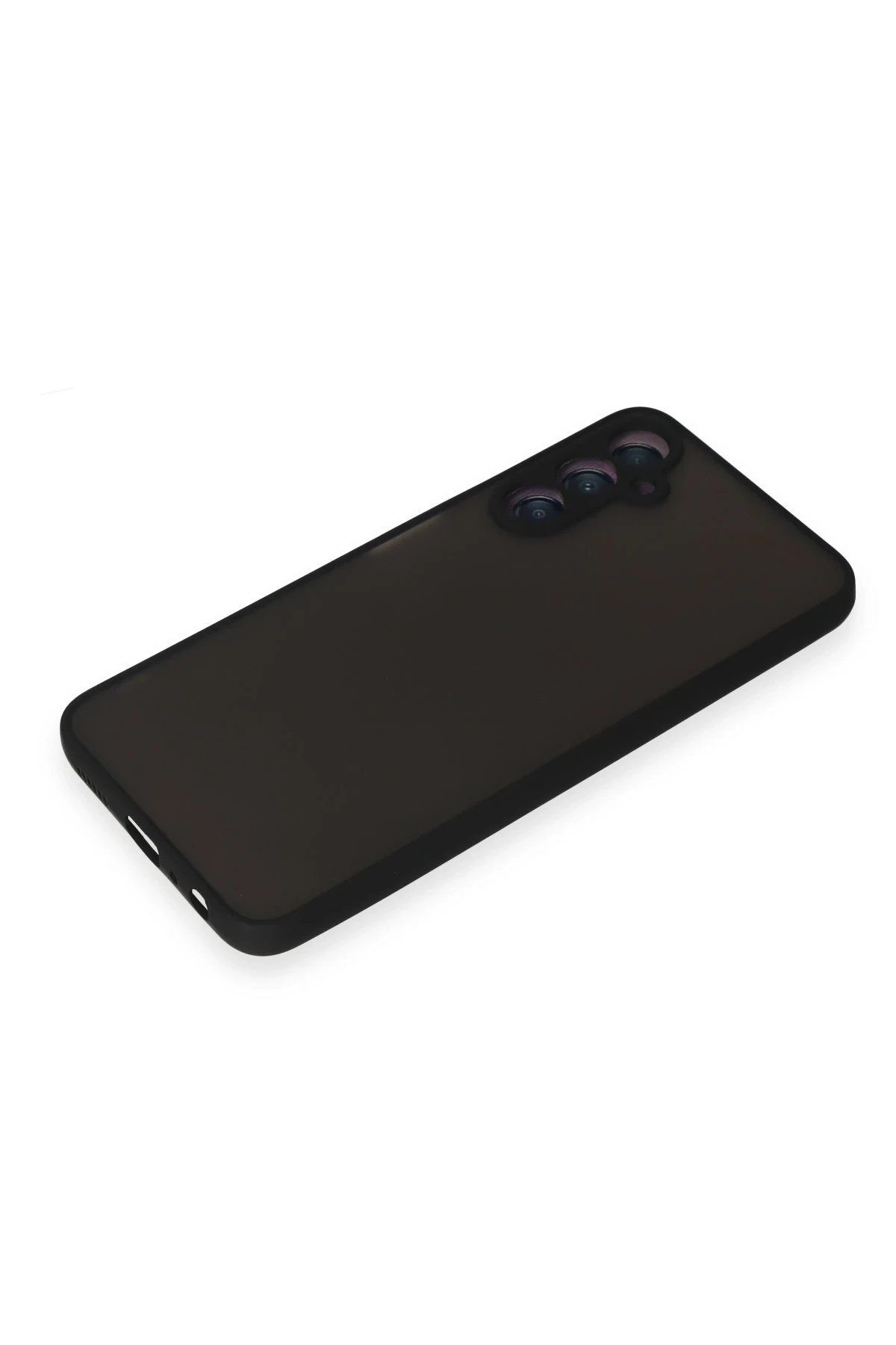 Newface Samsung Galaxy A05S Kılıf Montreal Silikon Kapak - Siyah