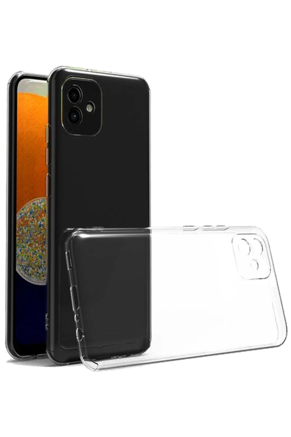 Newface Samsung Galaxy A05 Kılıf Lüx Şeffaf Silikon