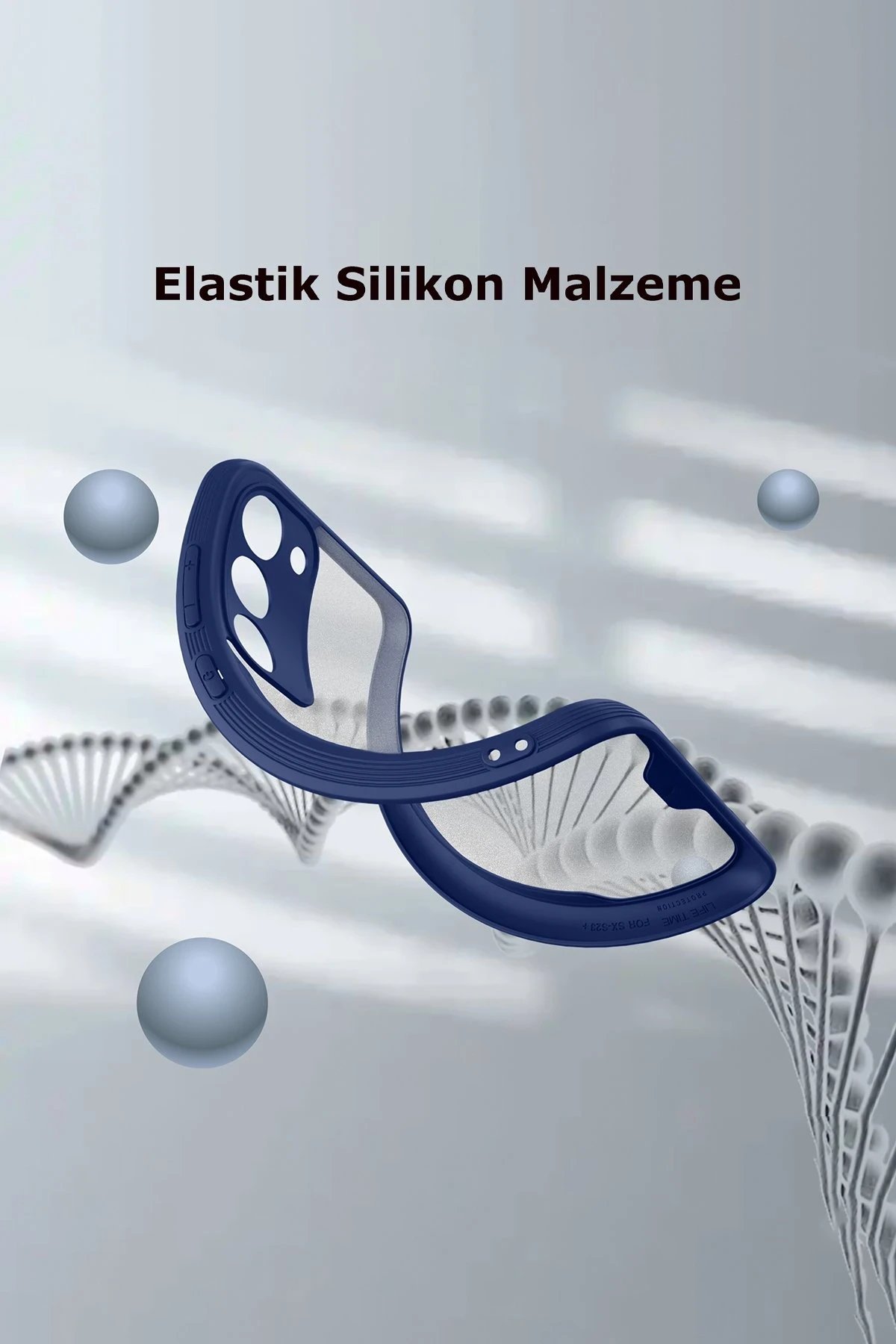 Newface Samsung Galaxy S23 Plus Kılıf Platin Silikon - Mavi