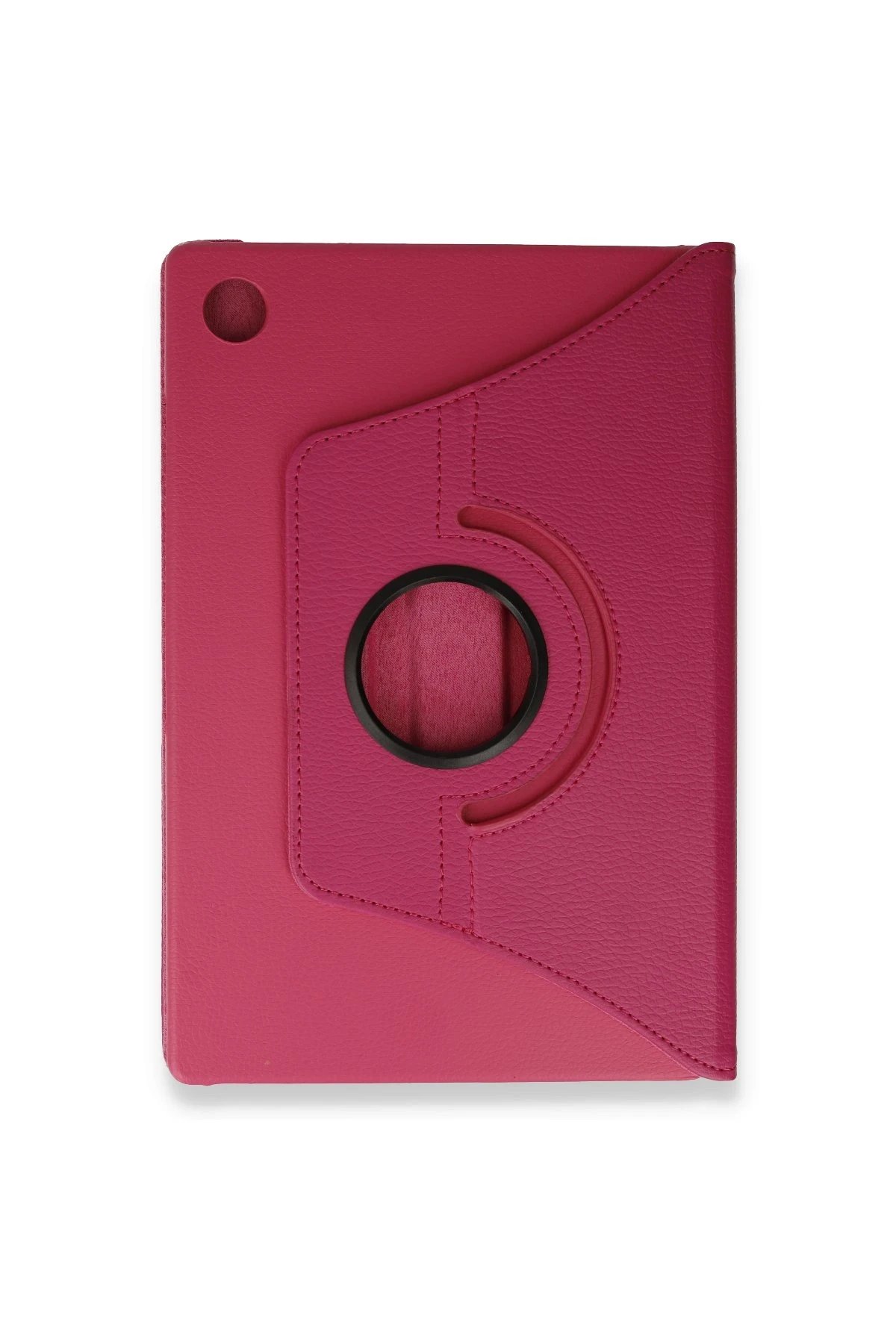 Newface Samsung Galaxy Tab A9 Plus Kılıf 360 Tablet Deri Kılıf - Pembe