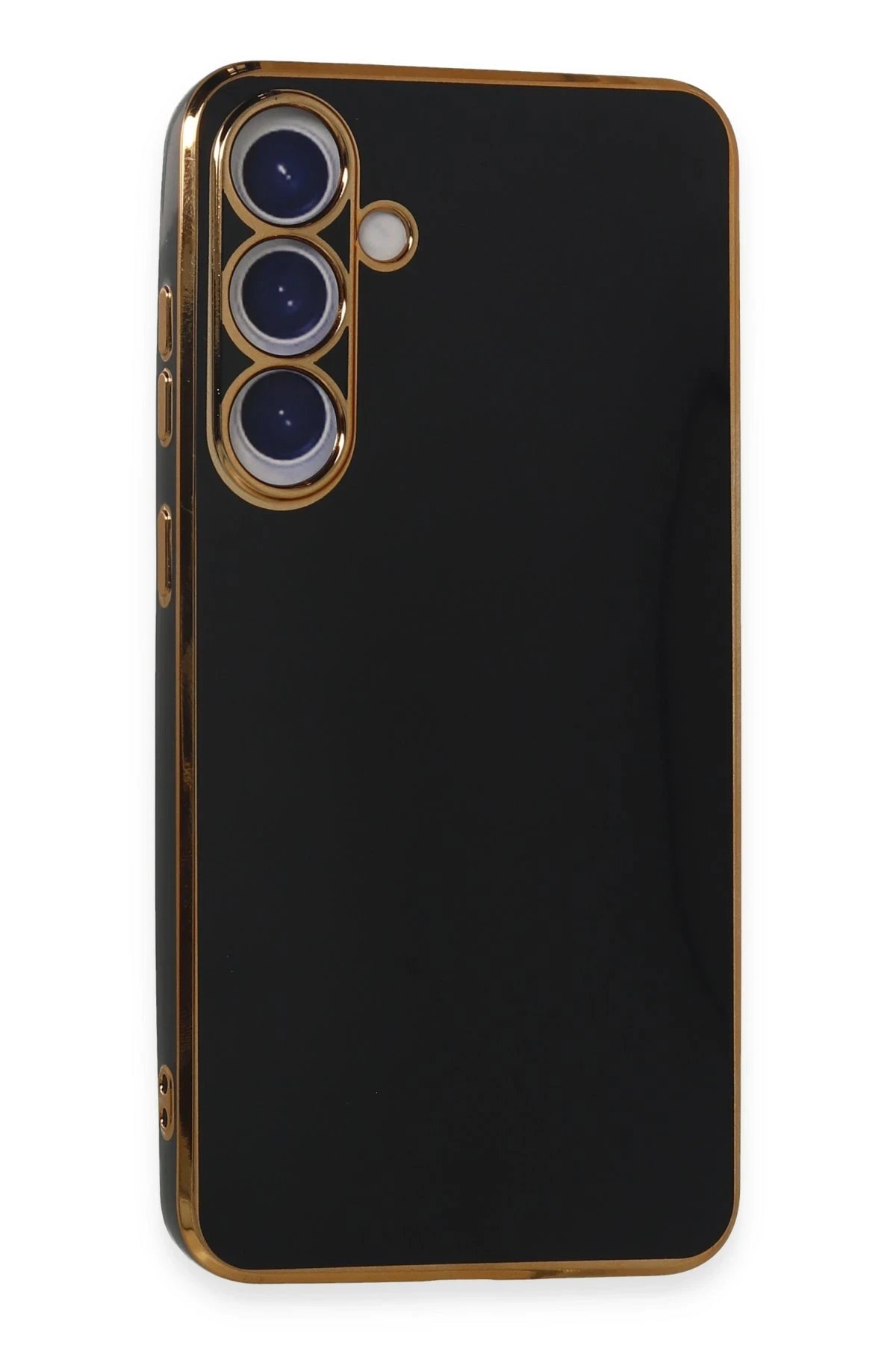 Newface Samsung Galaxy S24 Kılıf Volet Silikon - Siyah