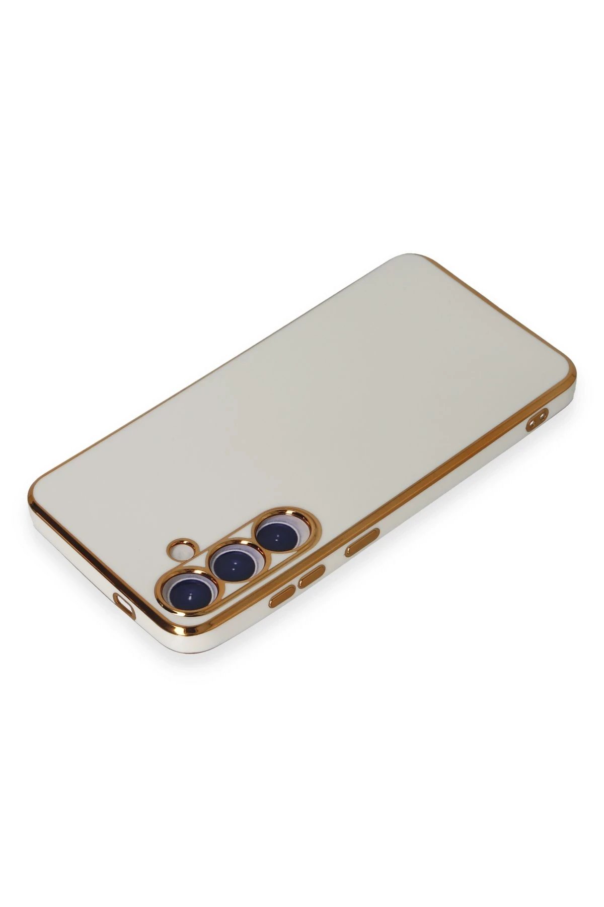 Newface Samsung Galaxy S24 Kılıf Volet Silikon - Beyaz