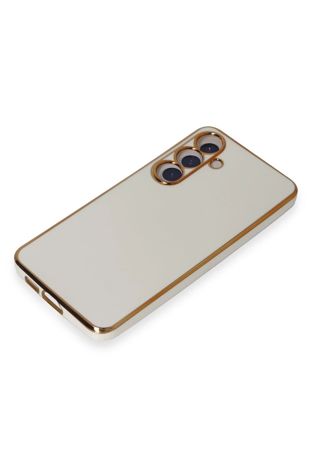 Newface Samsung Galaxy S24 Kılıf Volet Silikon - Beyaz