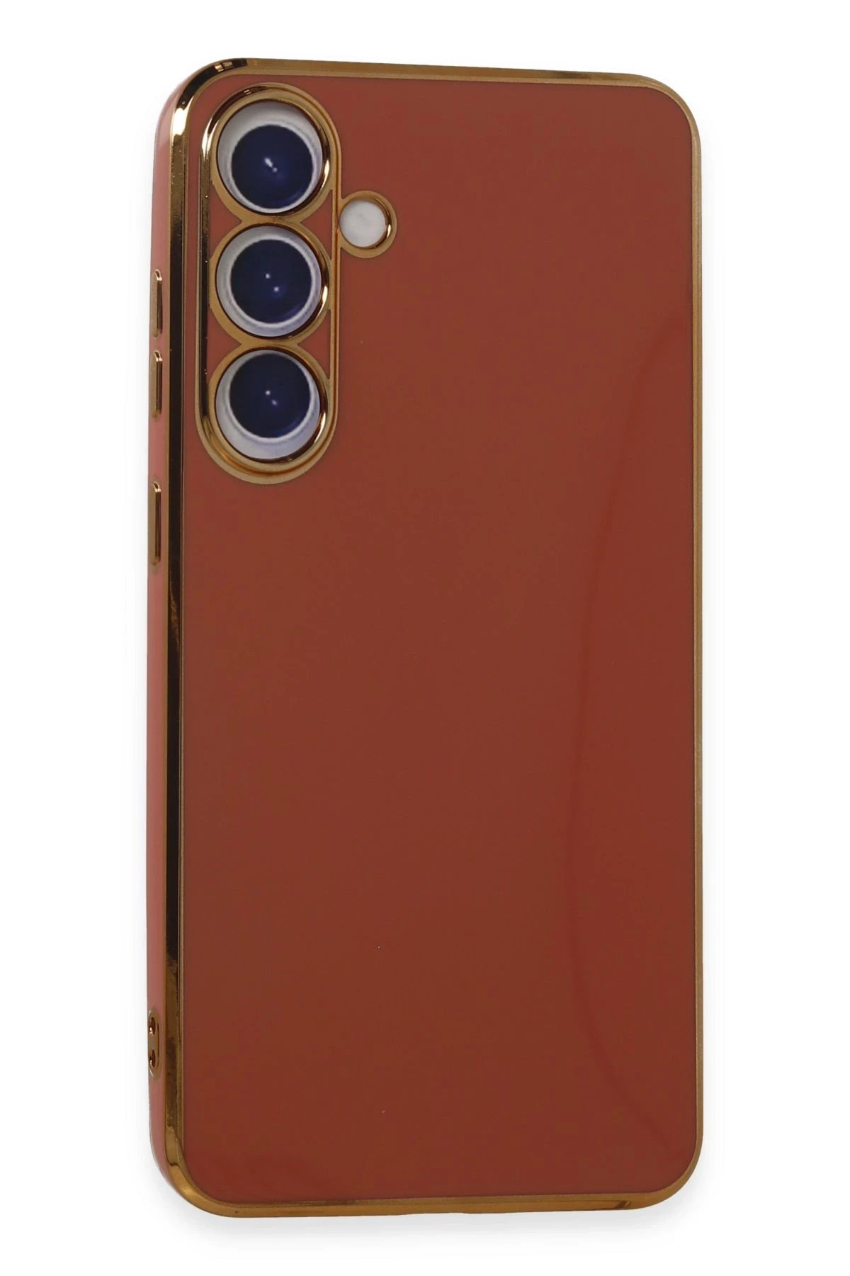 Newface Samsung Galaxy S24 Kılıf Volet Silikon - Kırmızı