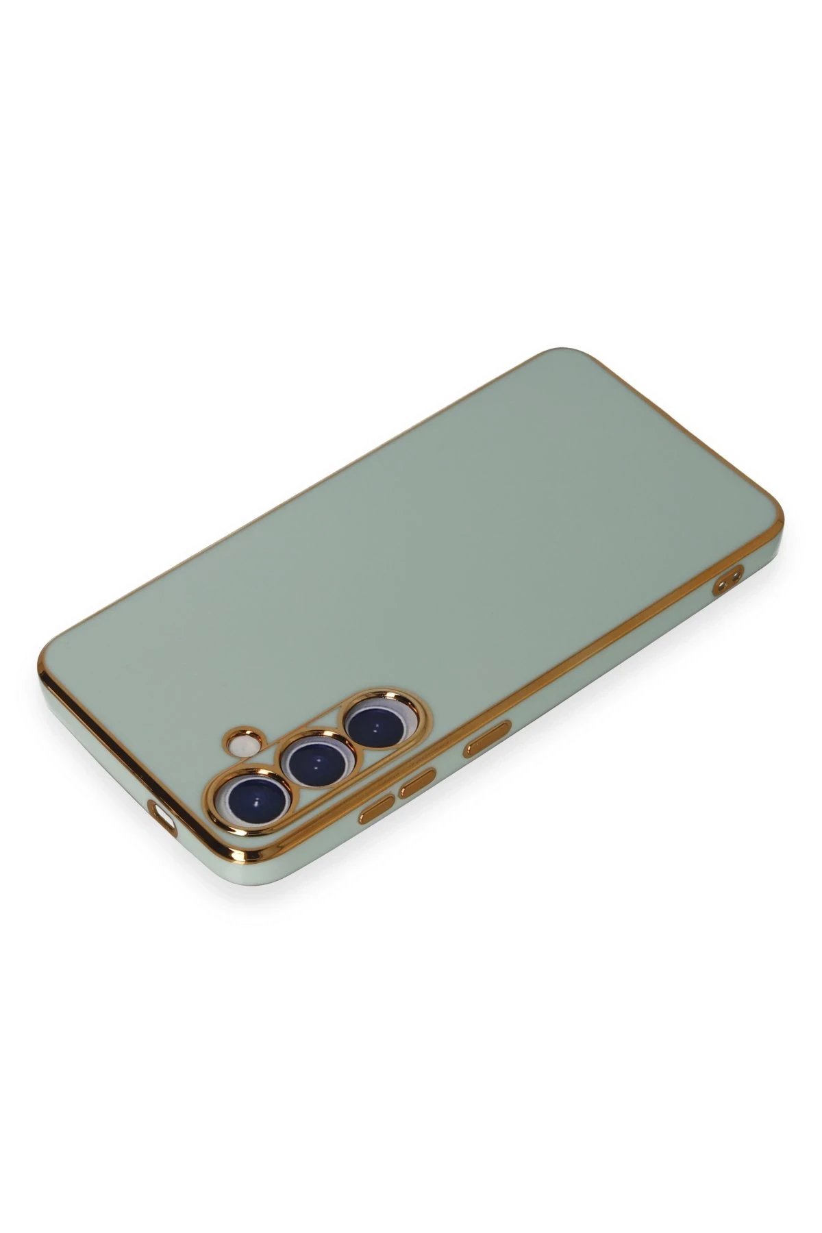 Newface Samsung Galaxy S24 Kılıf Volet Silikon - Açık Yeşil