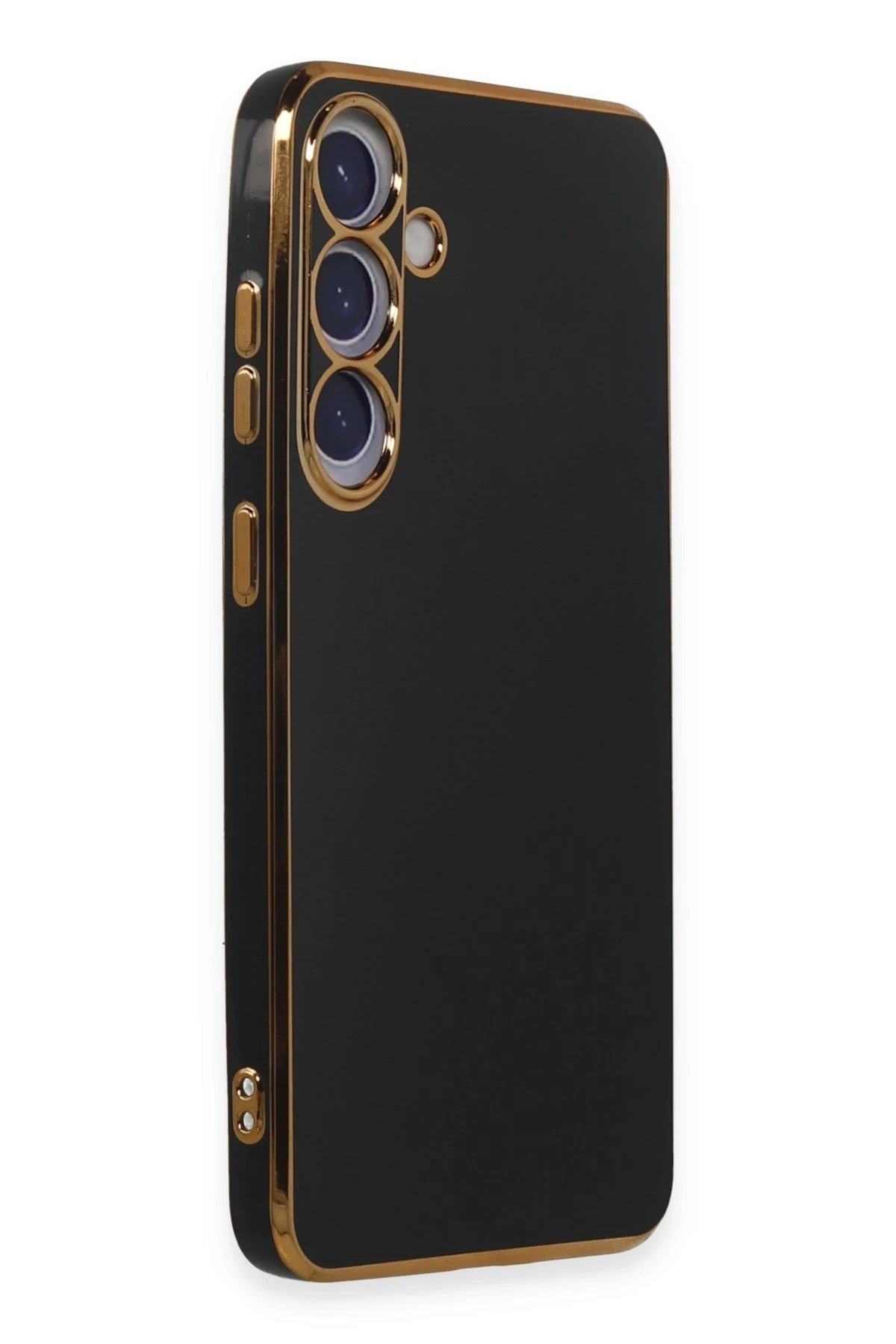 Newface Samsung Galaxy S24 Plus Kılıf Volet Silikon - Siyah