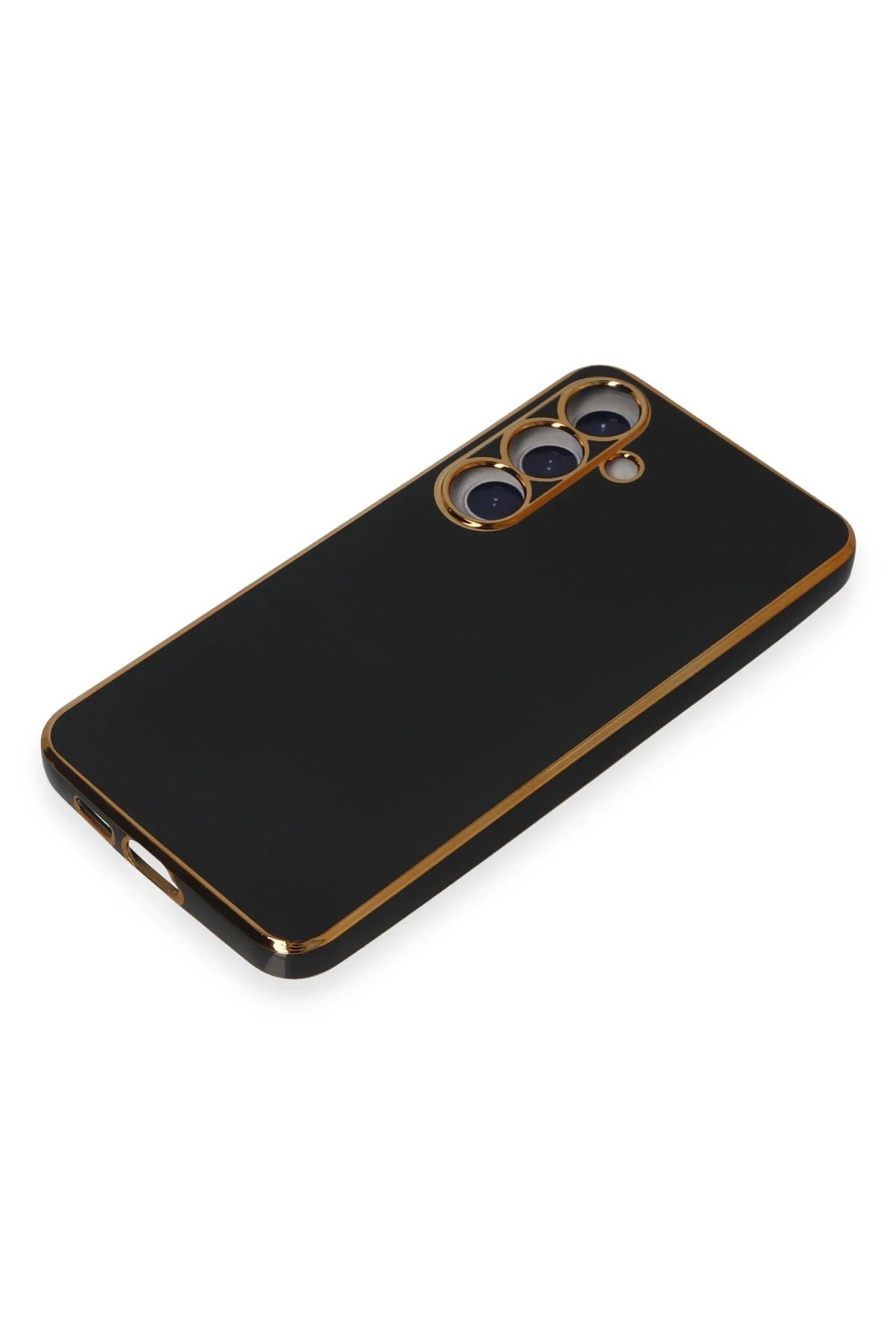 Newface Samsung Galaxy S24 Plus Kılıf Volet Silikon - Siyah