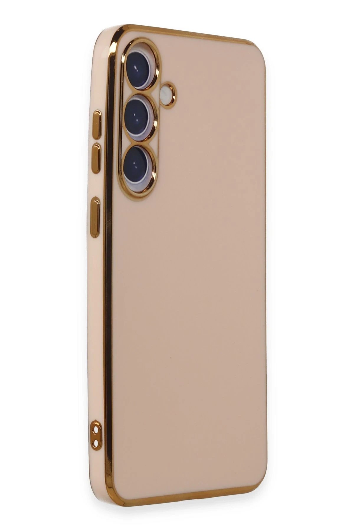 Newface Samsung Galaxy S24 Plus Kılıf Volet Silikon - Pembe