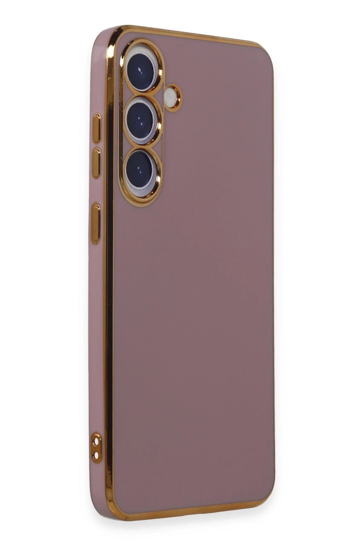 Newface Samsung Galaxy S24 Plus Kılıf Volet Silikon - Mor