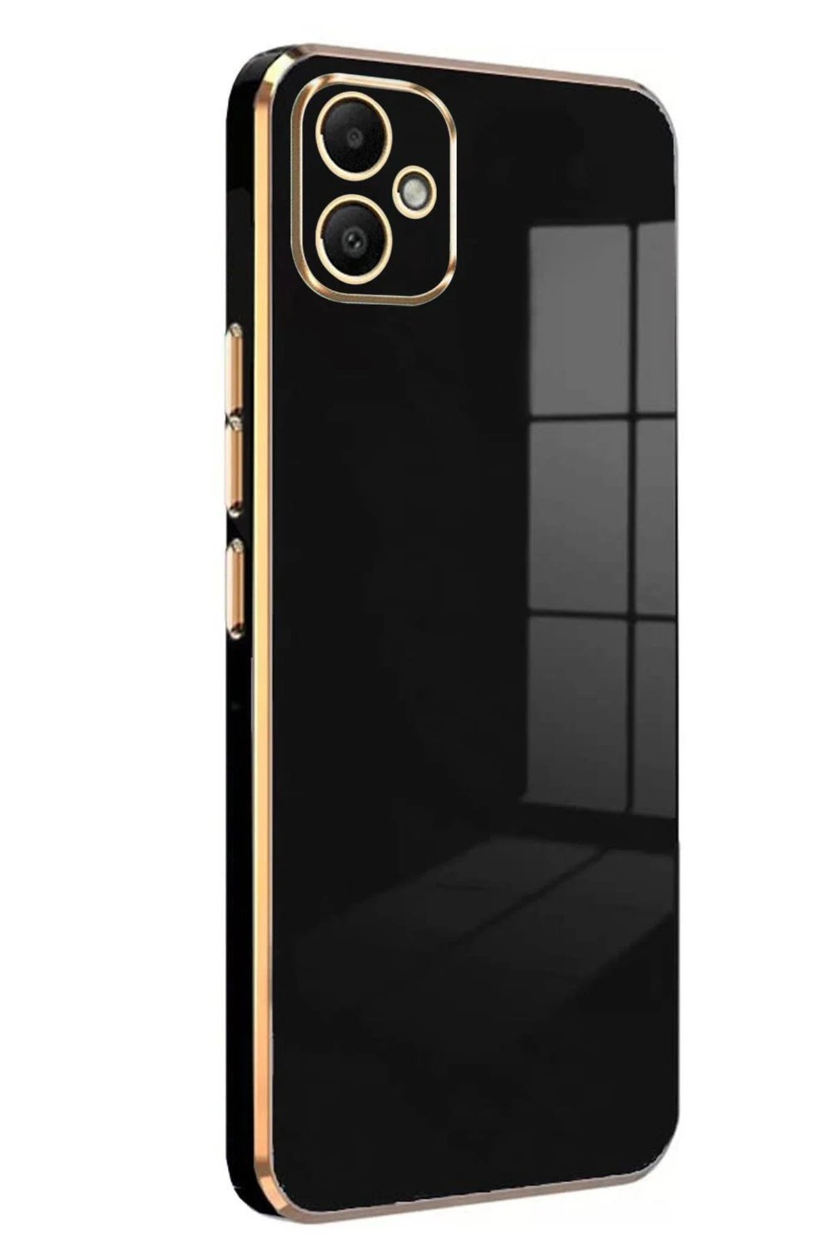 Newface Samsung Galaxy A05 Kılıf Volet Silikon - Siyah