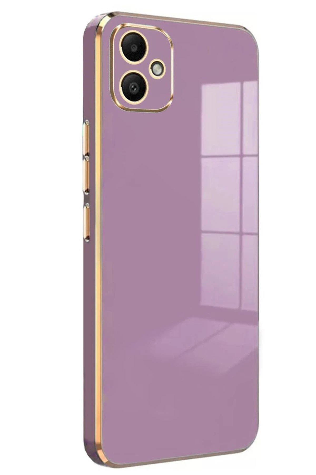 Newface Samsung Galaxy A05 Kılıf Volet Silikon - Mor