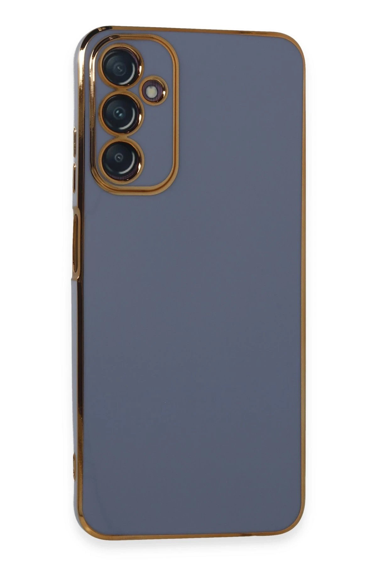 Newface Samsung Galaxy A05S Kılıf Volet Silikon - Mavi