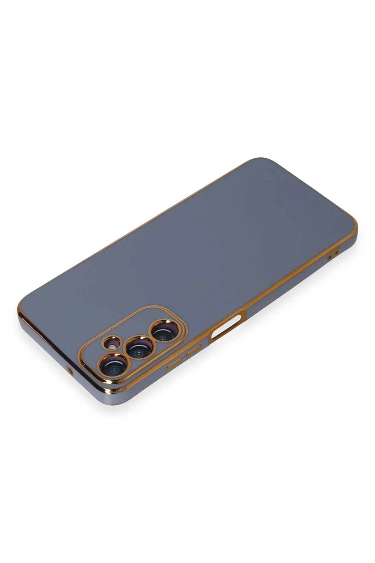 Newface Samsung Galaxy A05S Kılıf Volet Silikon - Mavi