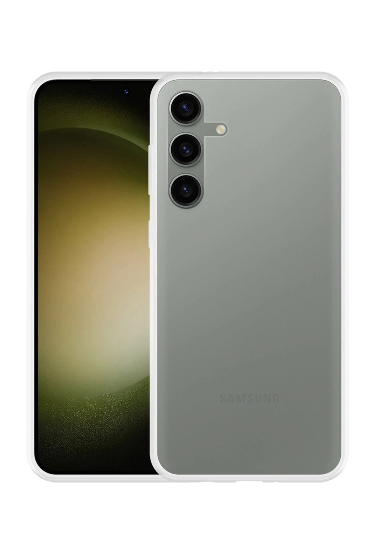 Newface Samsung Galaxy S24 Plus Kılıf Lüx Şeffaf Silikon