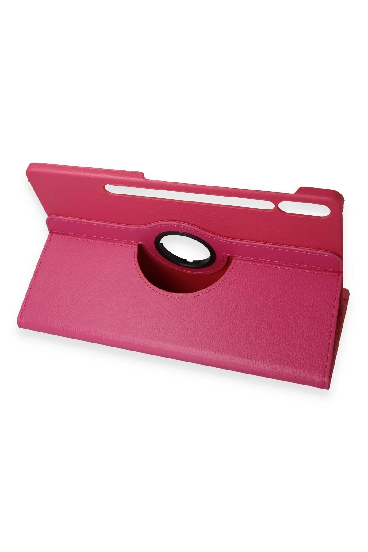 Newface Samsung Galaxy X610 Tab S9 FE Plus 12.4 Kılıf 360 Tablet Deri Kılıf - Pembe