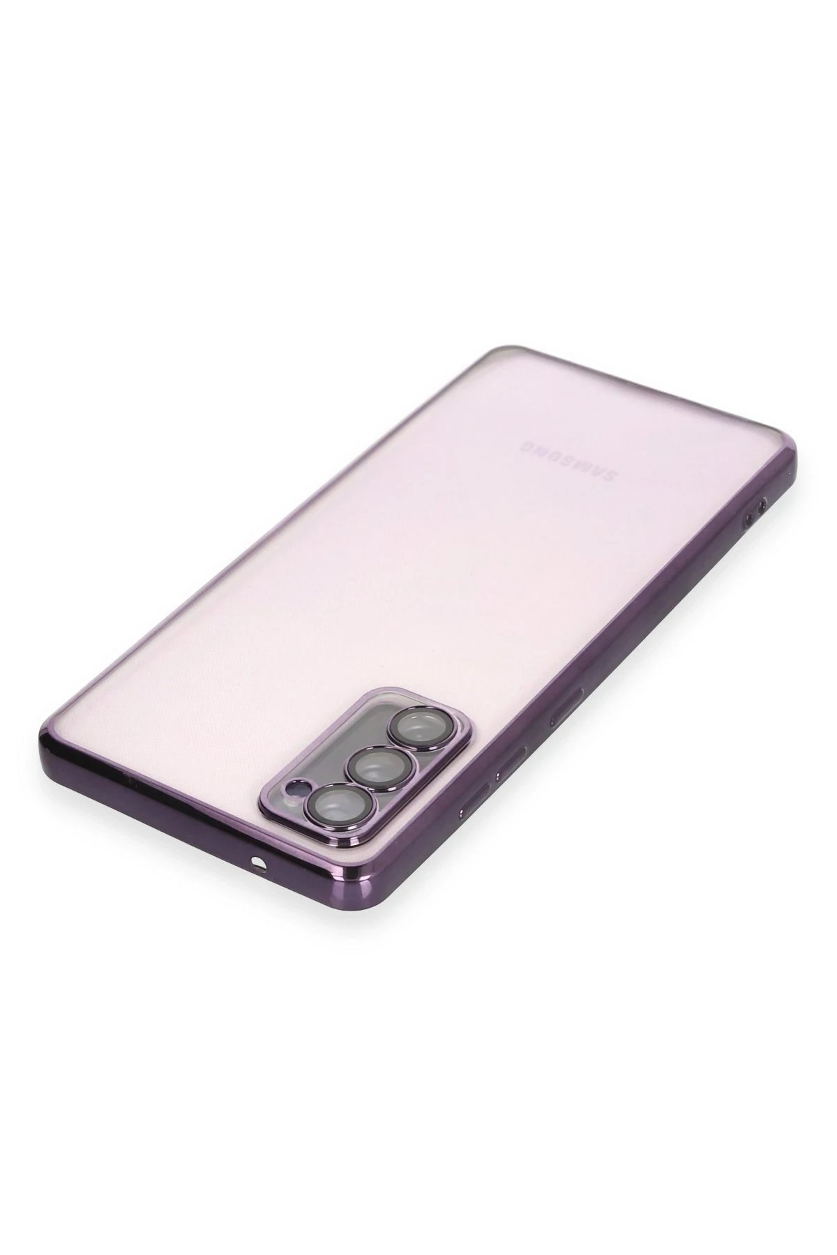 Newface Samsung Galaxy S20 FE Kılıf Razer Lensli Silikon - Mor