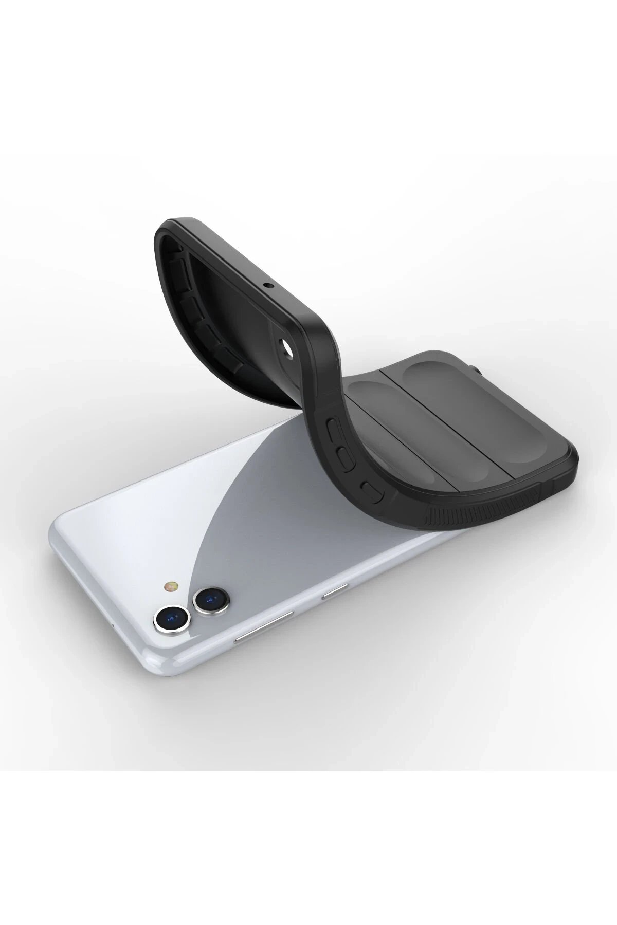 Newface Samsung Galaxy A04 Kılıf Optimum Silikon - Siyah