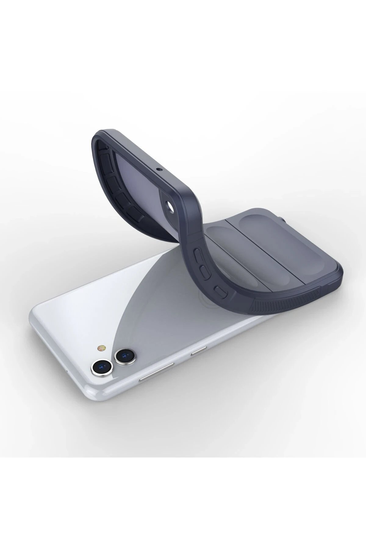 Newface Samsung Galaxy A04 Kılıf Optimum Silikon - Lacivert