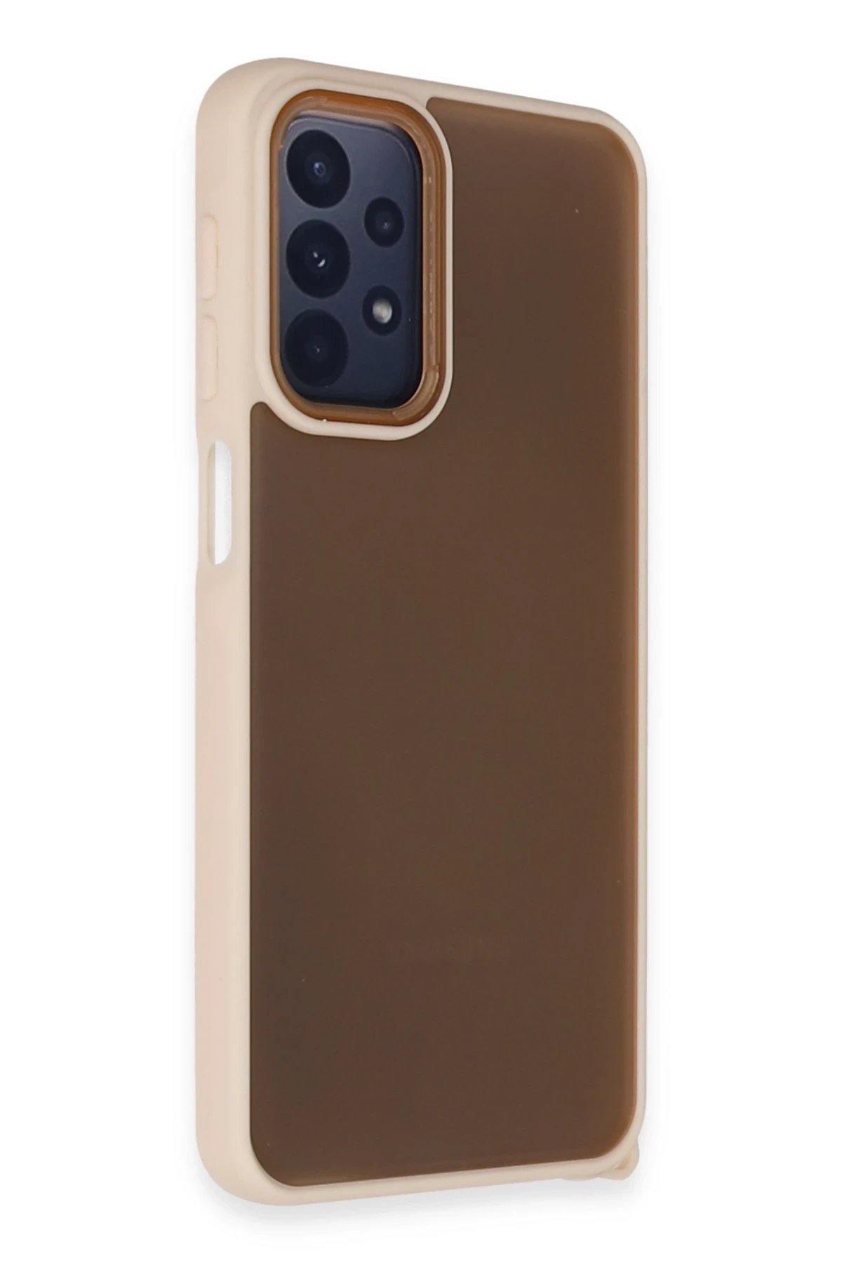 Newface Samsung Galaxy A33 5G Kılıf Elegant Kapak - Pudra