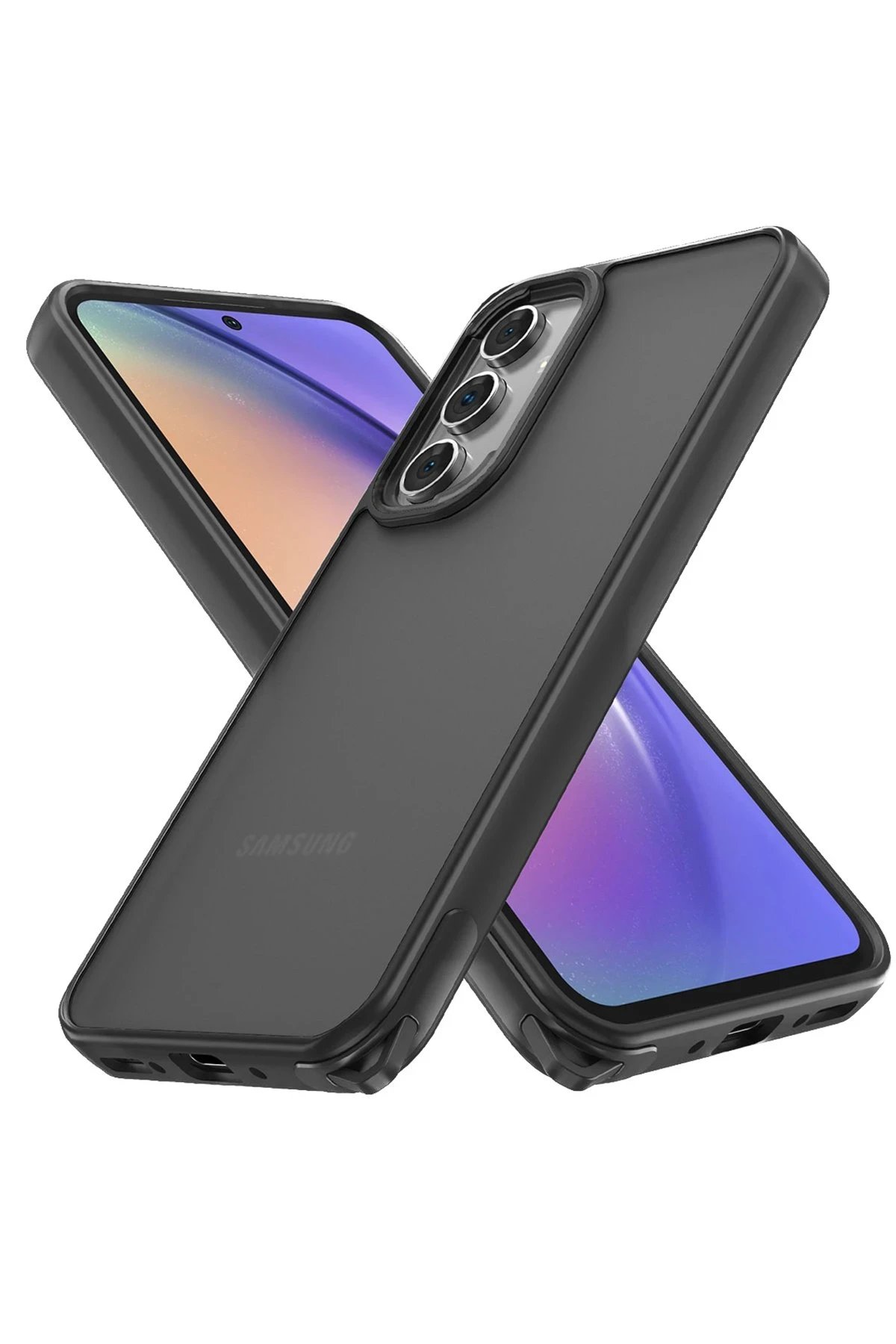 Newface Samsung Galaxy A14 4G Kılıf Elegant Kapak - Siyah