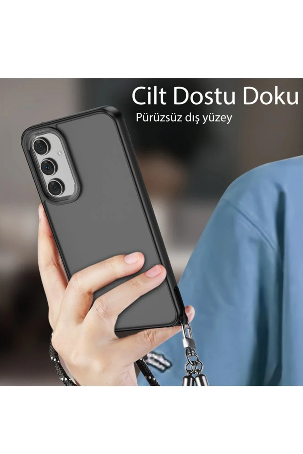 Newface Samsung Galaxy A54 5G Kılıf Elegant Kapak - Derin Mor