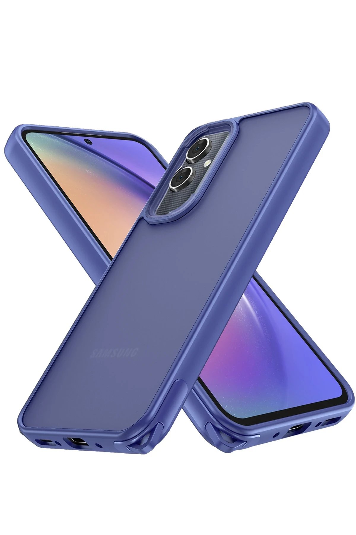 Newface Samsung Galaxy A05 Kılıf Elegant Kapak - Açık Mavi