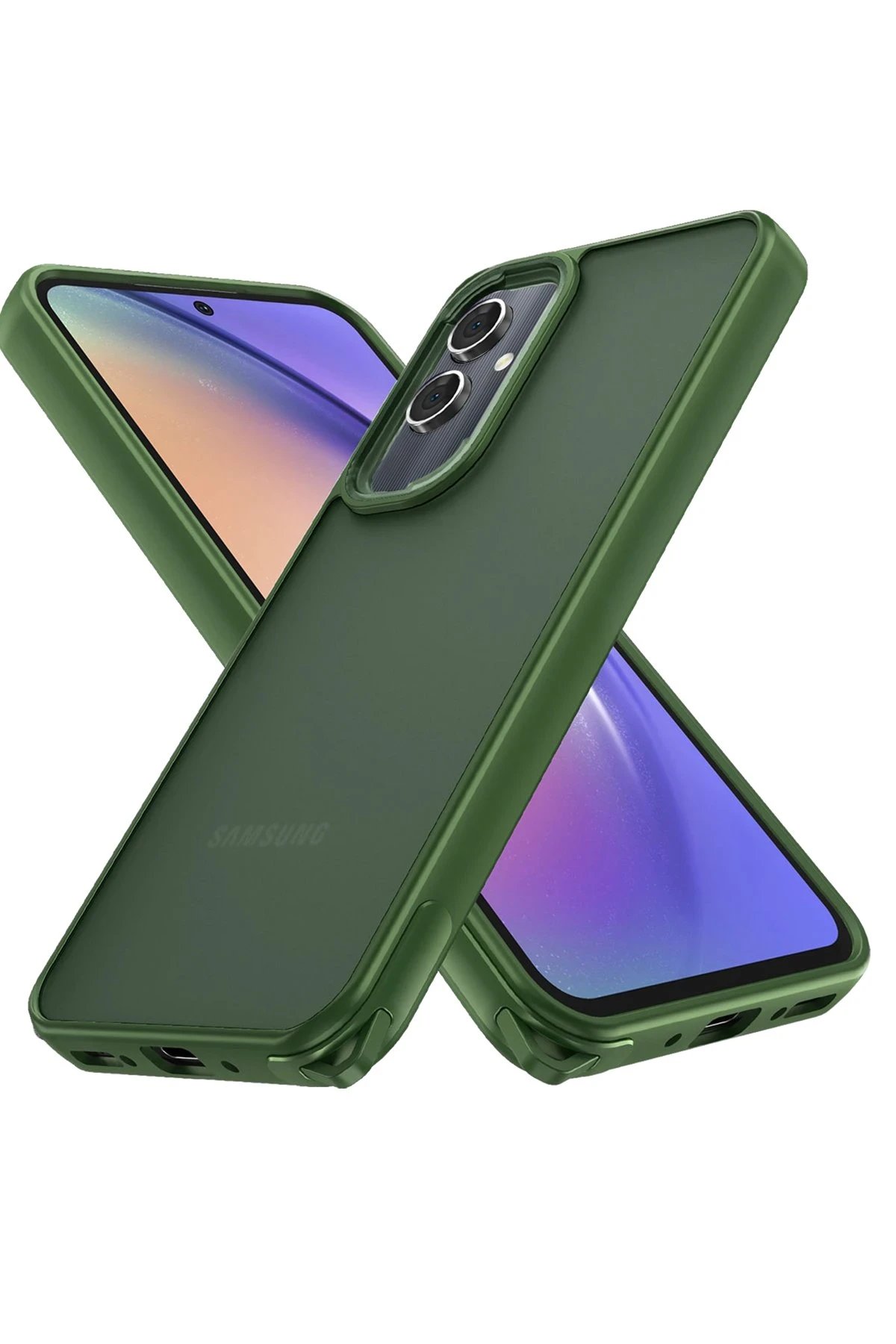 Newface Samsung Galaxy A05 Kılıf Elegant Kapak - Yeşil