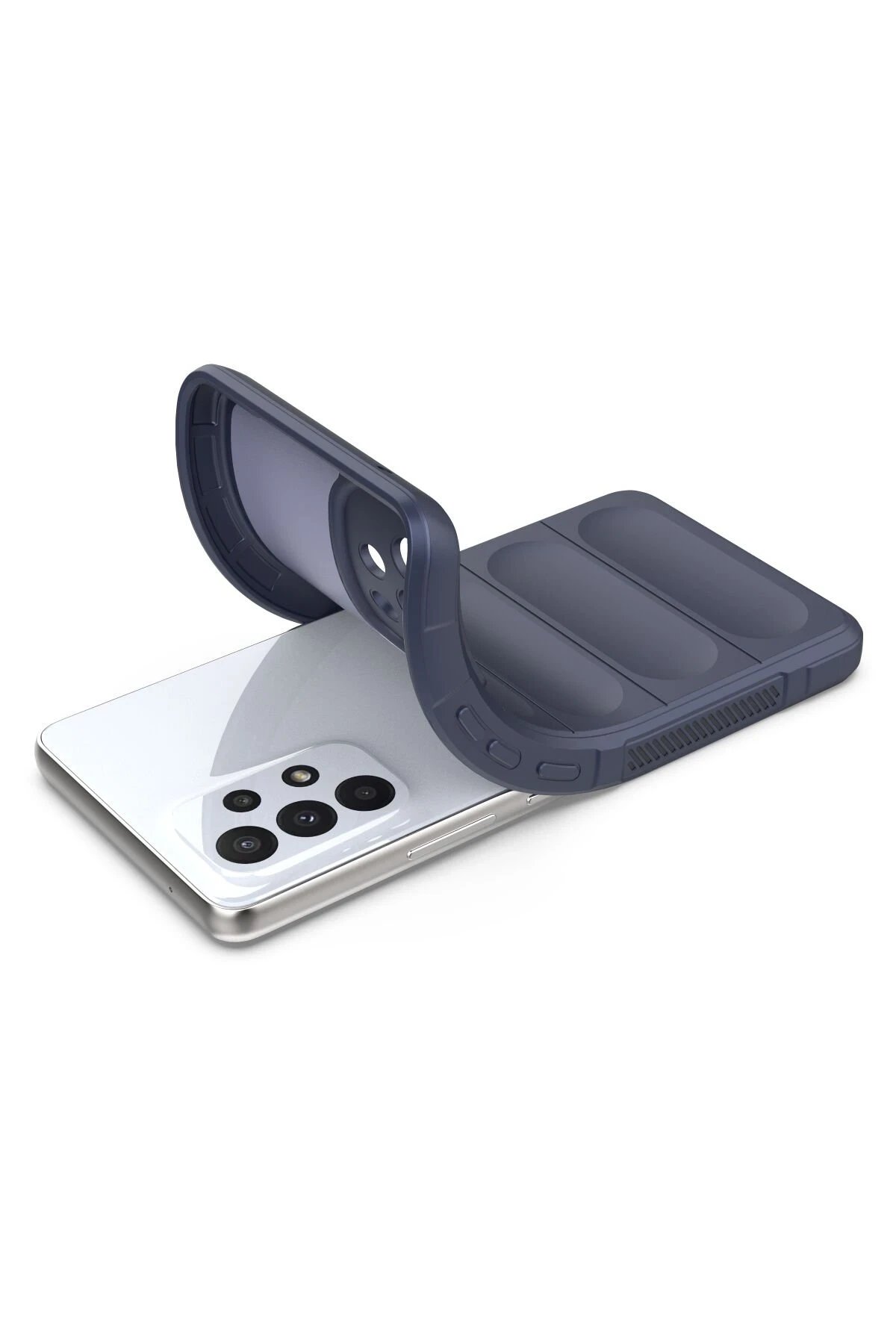 Newface Samsung Galaxy A53 5G Kılıf Optimum Silikon - Lacivert