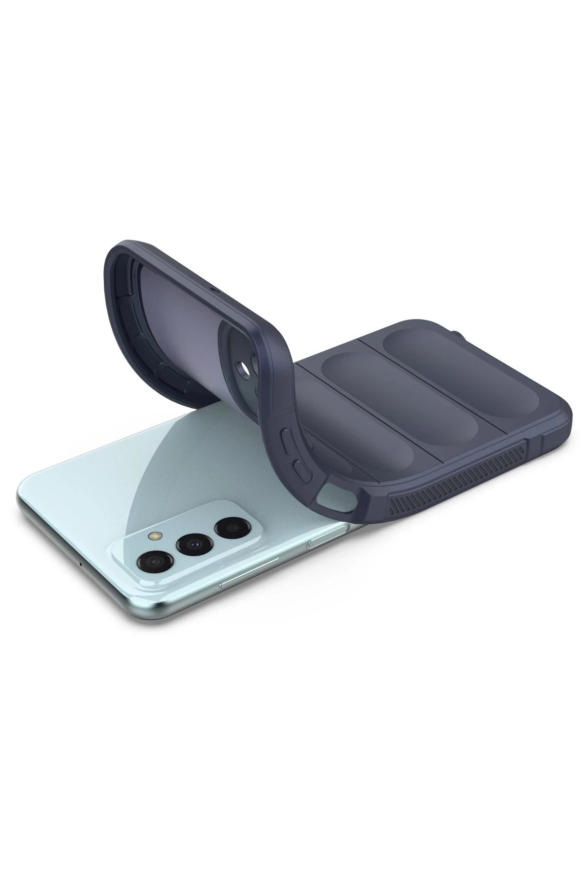 Newface Samsung Galaxy M23 Kılıf Optimum Silikon - Lacivert