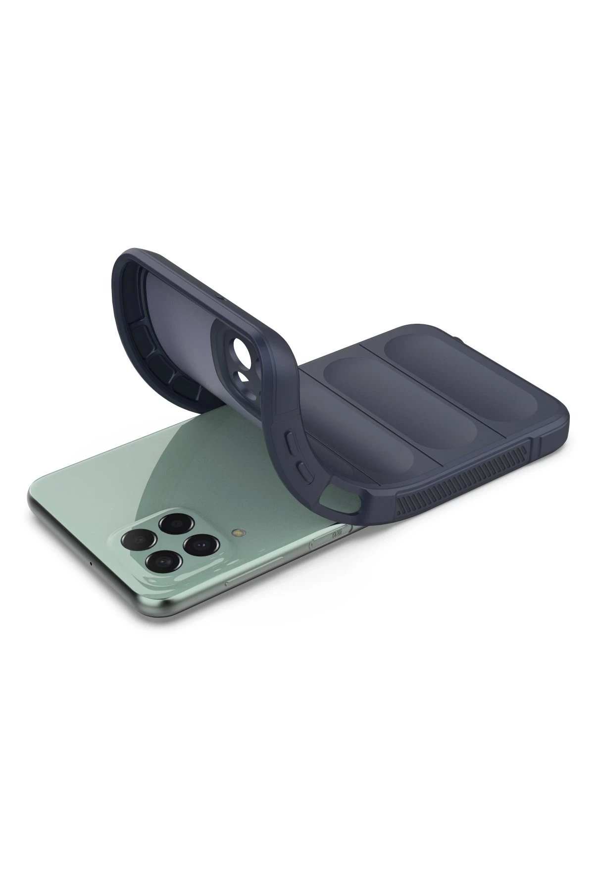 Newface Samsung Galaxy M33 Kılıf Optimum Silikon - Lacivert