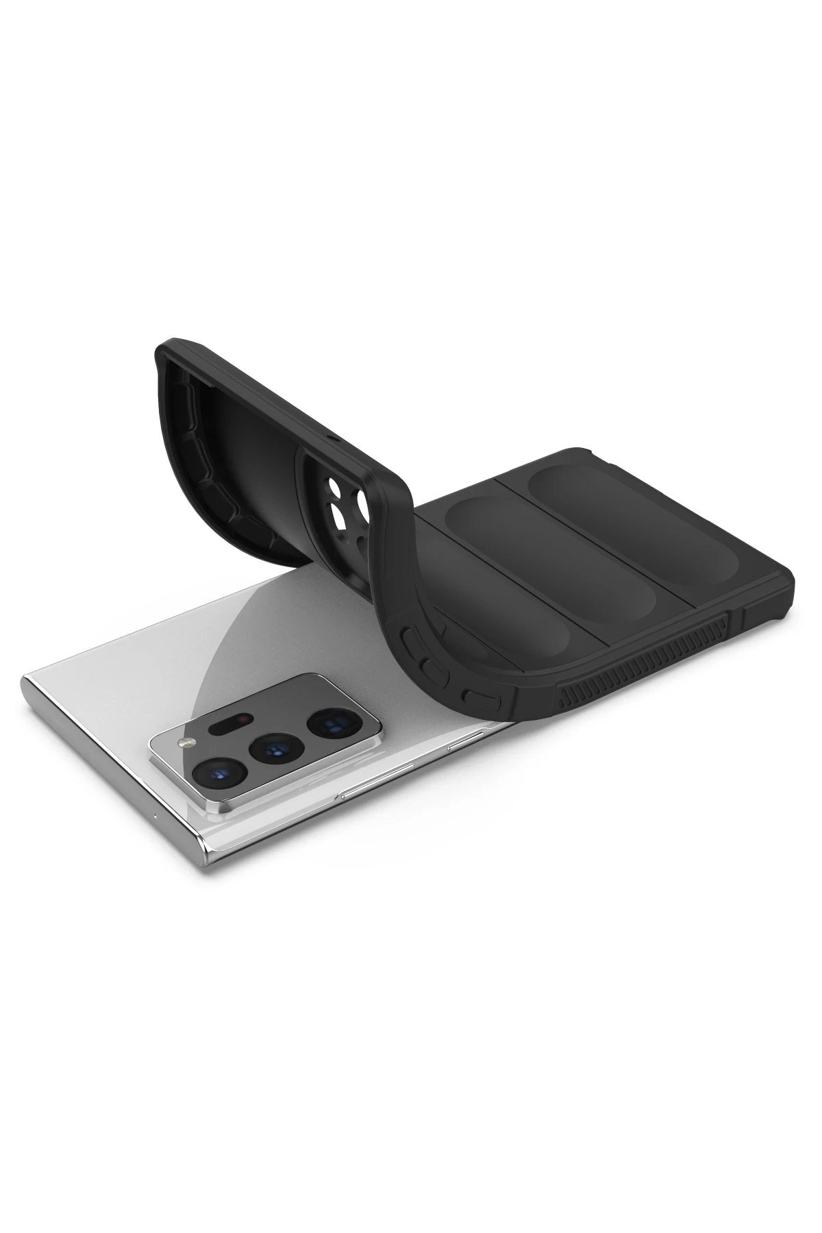 Newface Samsung Galaxy Note 20 Ultra Kılıf Optimum Silikon - Siyah