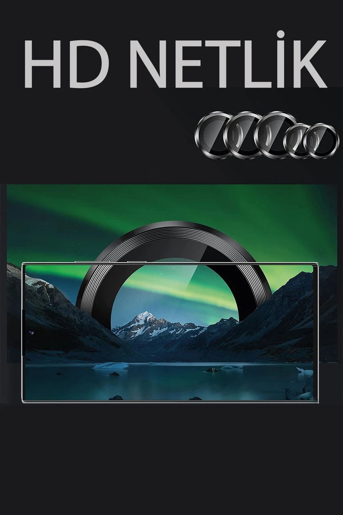 Newface Samsung Galaxy Z Fold 5 Valdez Metal Kamera Lens - Siyah