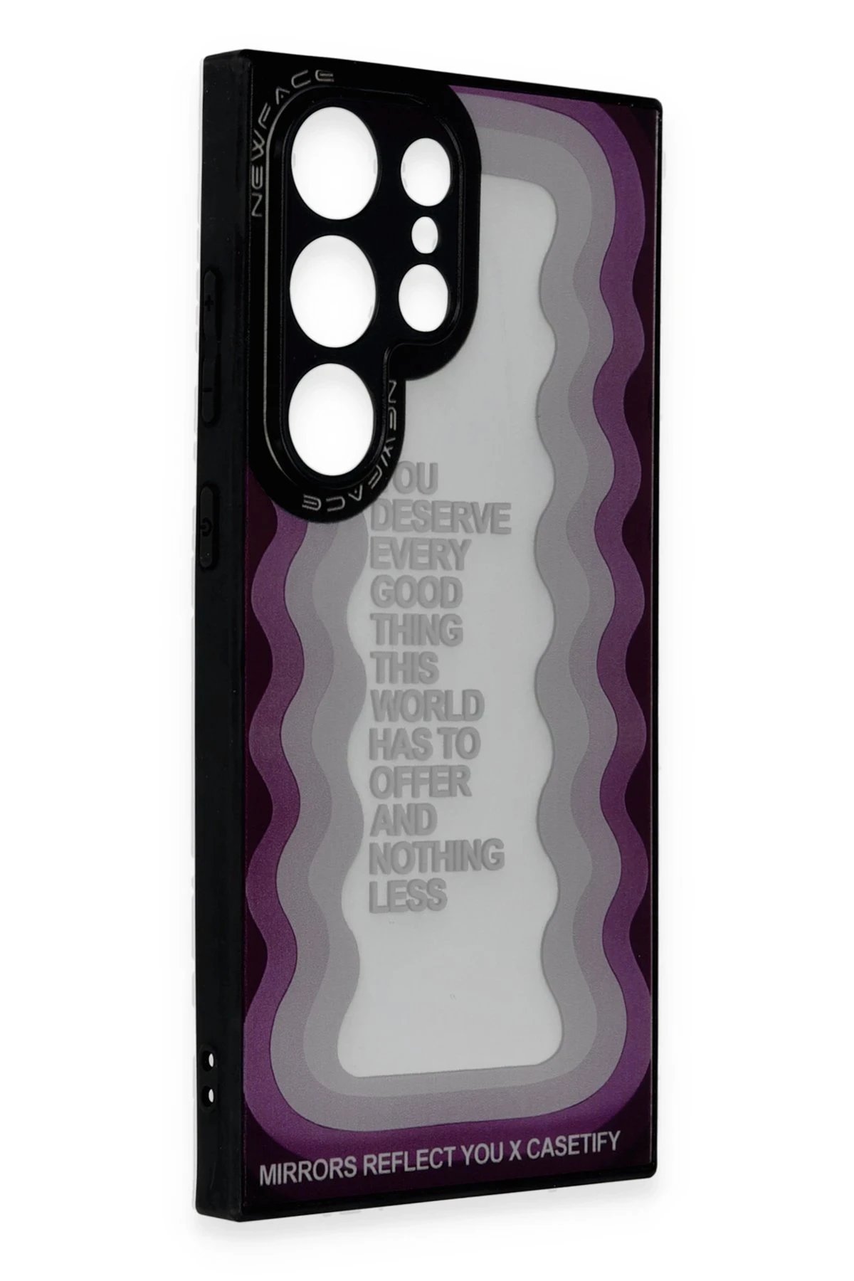 Newface Samsung Galaxy S23 Ultra Kılıf Mirror Desenli Kapak - Mirror - 5