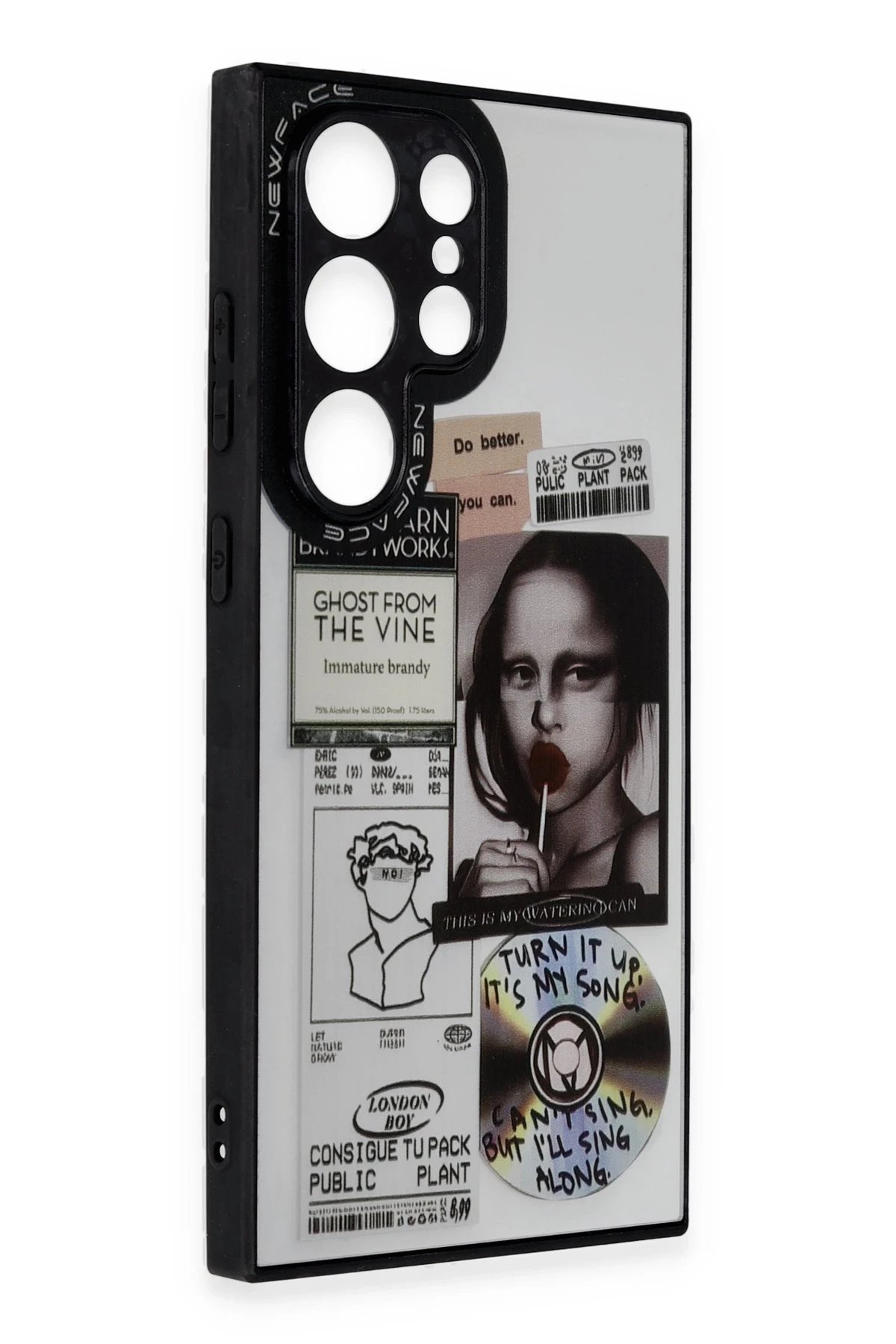 Newface Samsung Galaxy S24 Ultra Kılıf Mirror Desenli Kapak - Mirror - 2