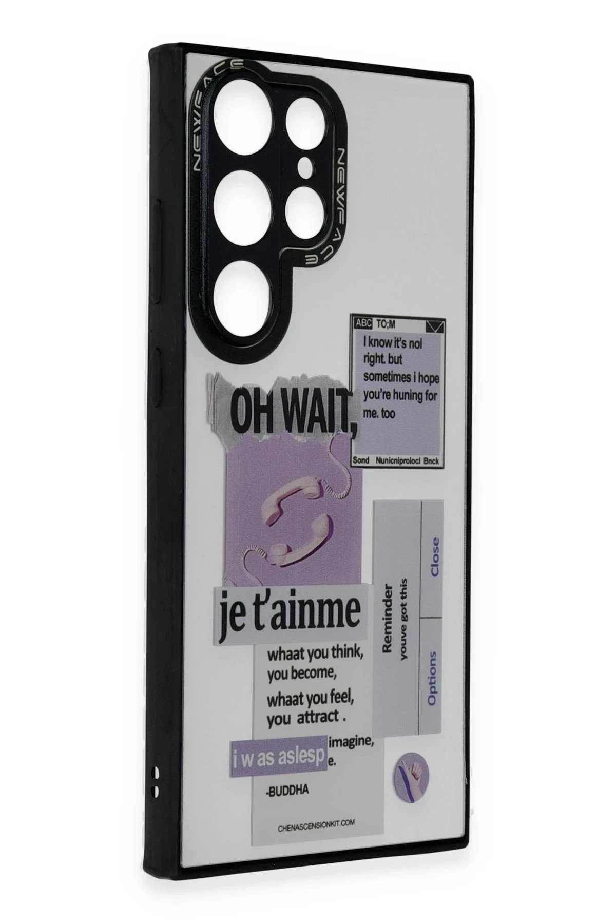 Newface Samsung Galaxy S24 Ultra Kılıf Mirror Desenli Kapak - Mirror - 4