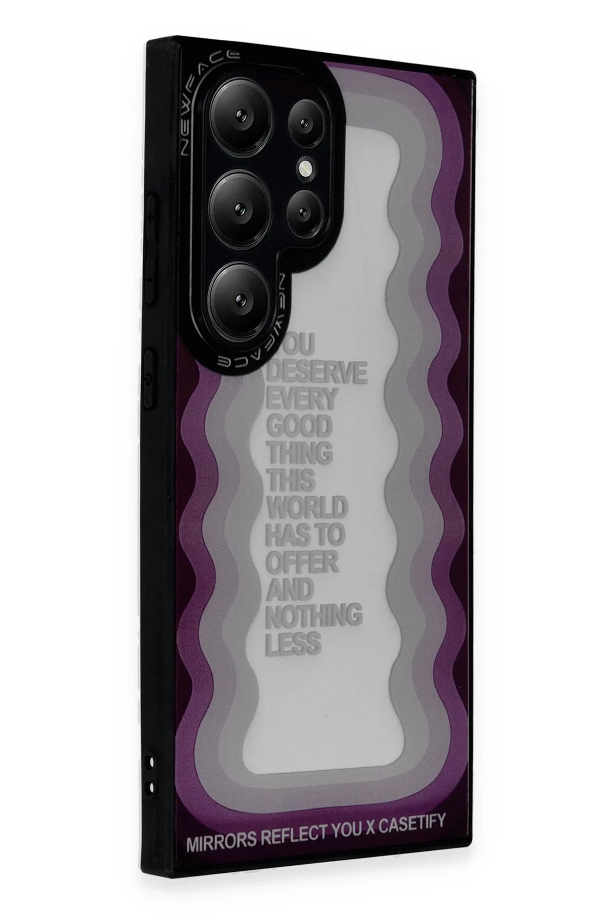 Newface Samsung Galaxy S24 Ultra Kılıf Mirror Desenli Kapak - Mirror - 5