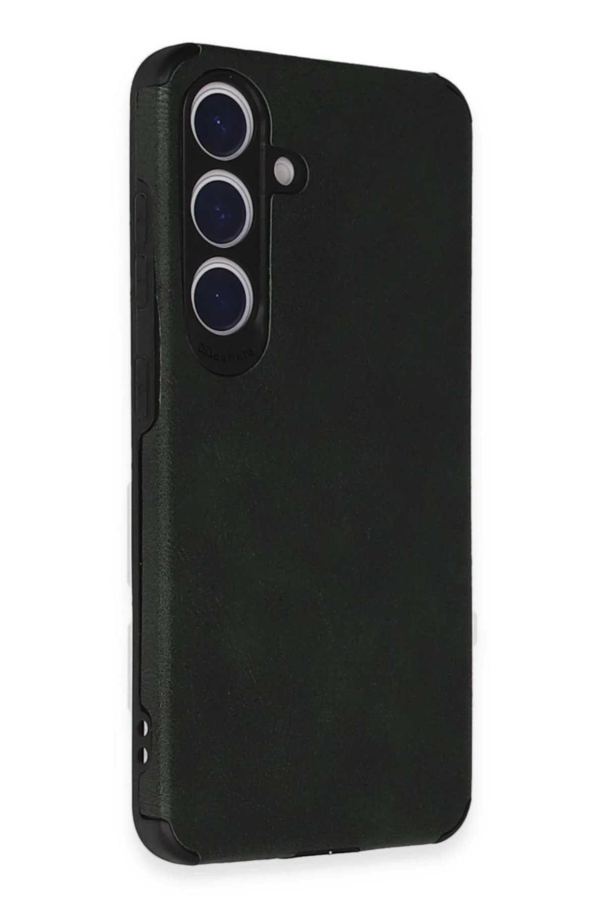 Newface Samsung Galaxy S24 Kılıf Loop Deri Silikon - Yeşil