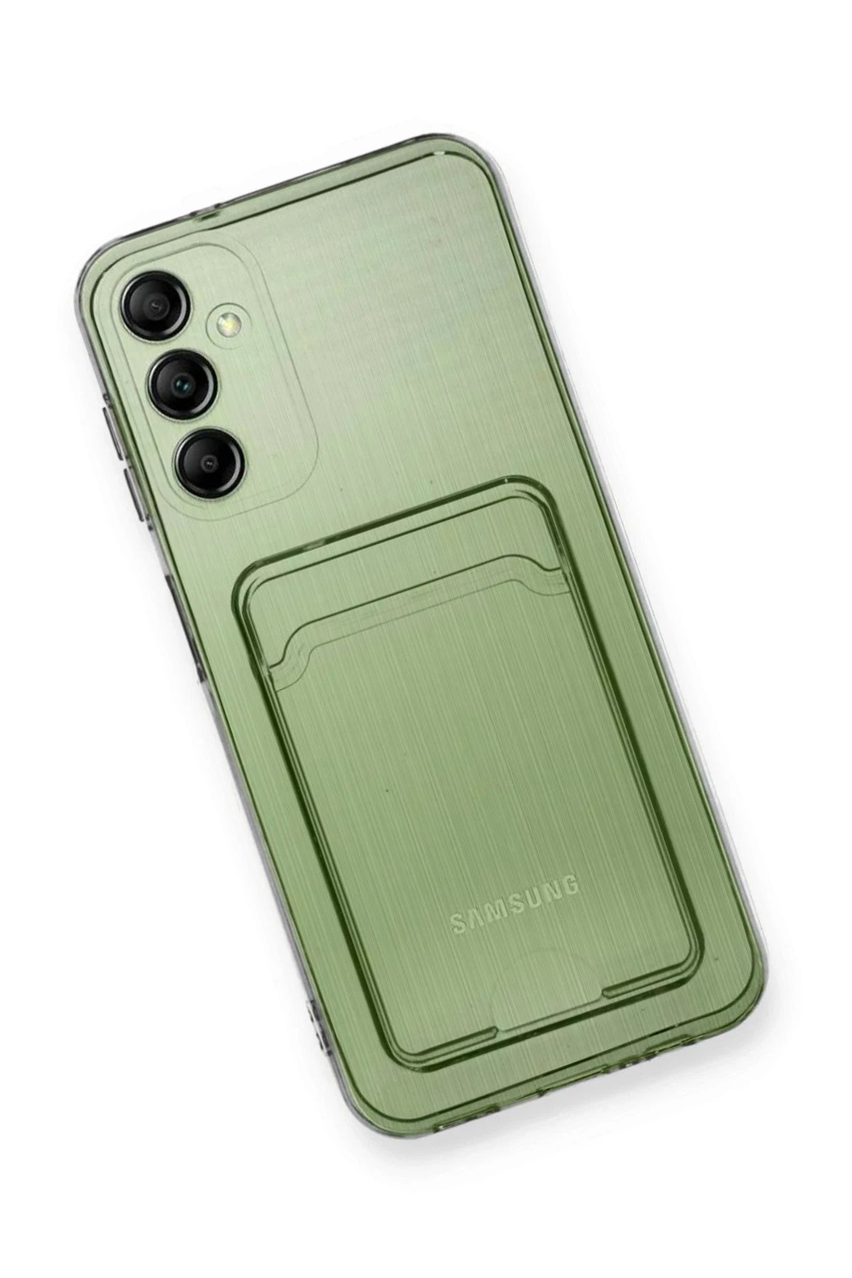 Newface Samsung Galaxy A35 5G Kılıf Kart Şeffaf Silikon - Şeffaf