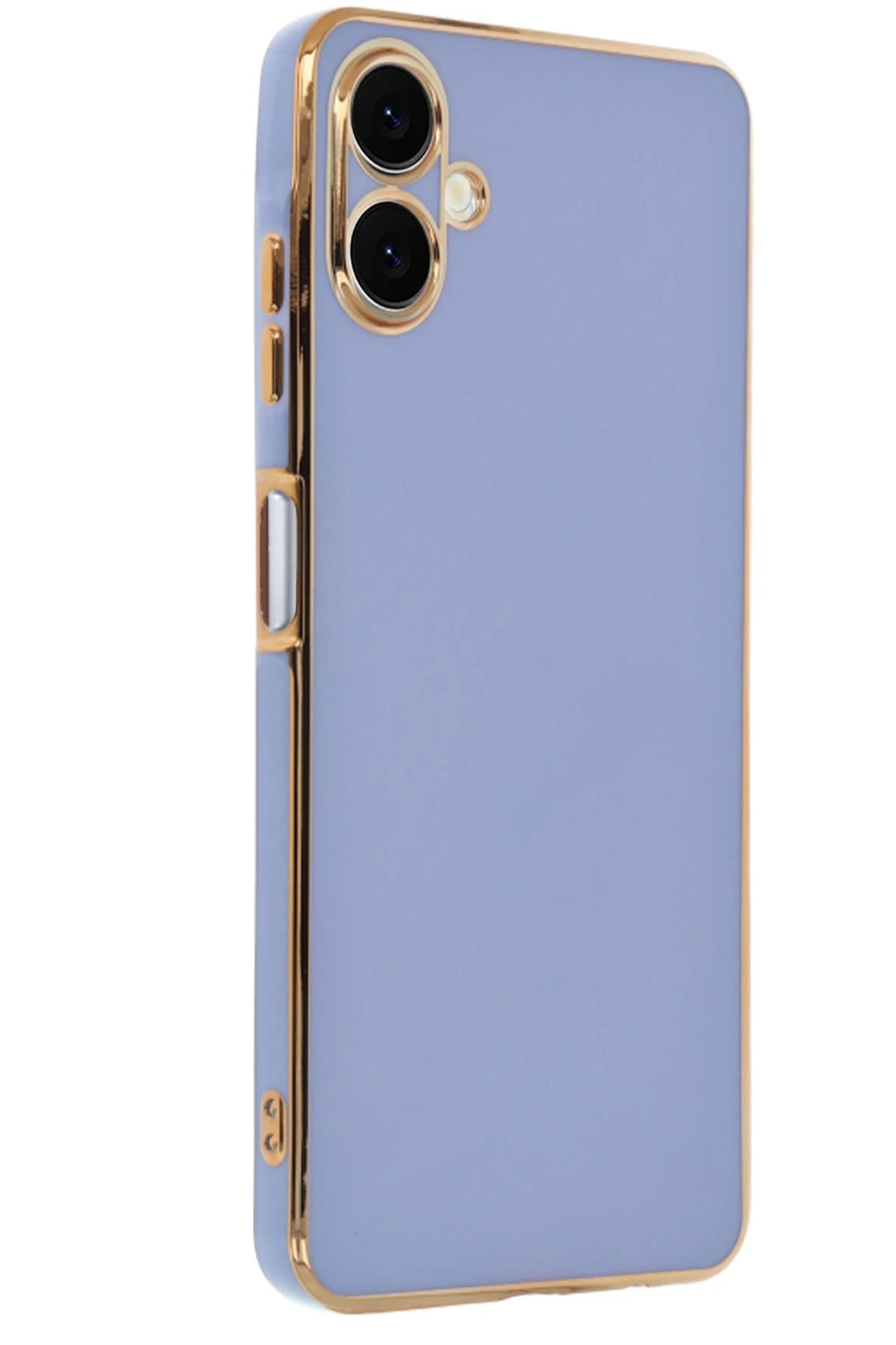 Newface Samsung Galaxy A06 Kılıf Volet Silikon - Mavi