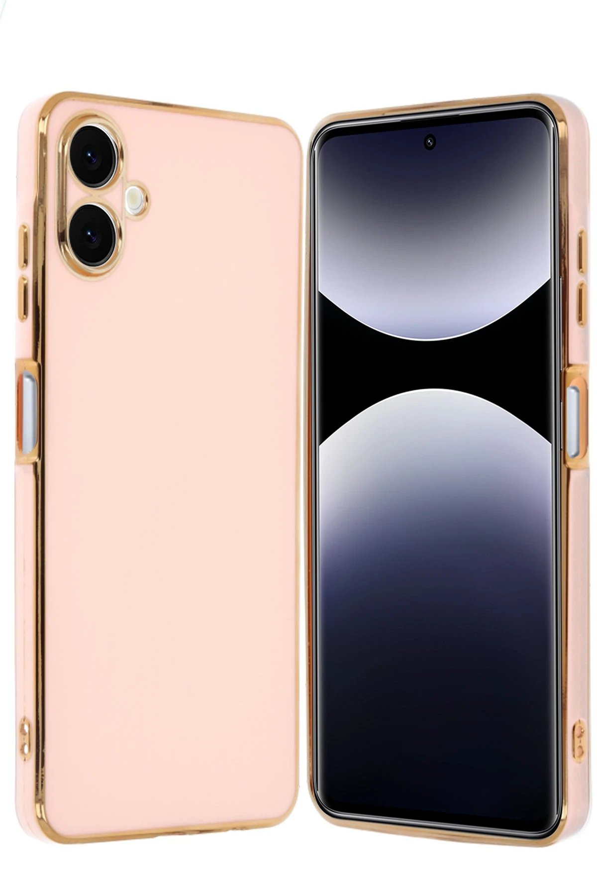 Newface Samsung Galaxy A06 Kılıf Volet Silikon - Pembe