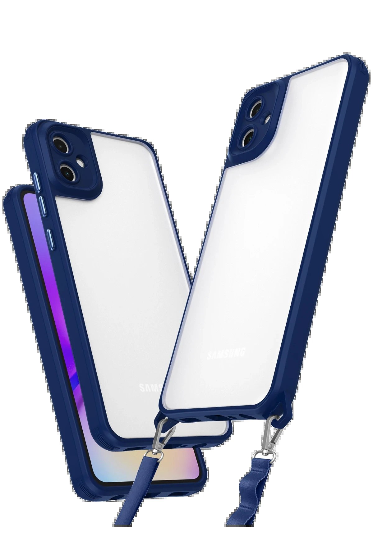 Newface Samsung Galaxy A06 Kılıf Penta Silikon Kılıf - Lacivert